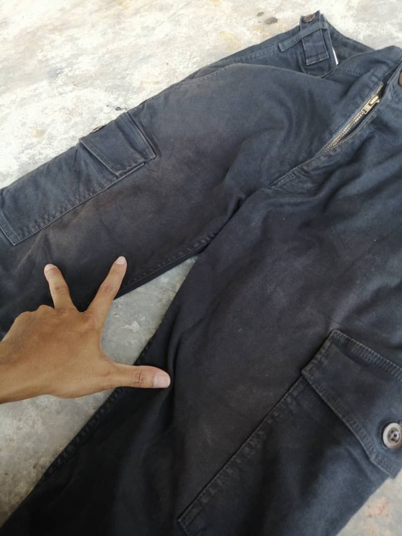 Johnbull John Bull Tactical Faded Black Cargo Pants Multi Pocket Size US 32 / EU 48 - 4 Thumbnail