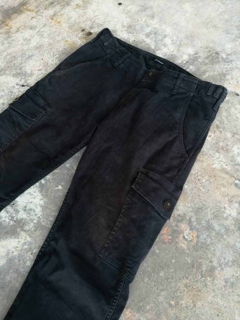 Johnbull John Bull Tactical Faded Black Cargo Pants Multi Pocket Size US 32 / EU 48 - 12 Thumbnail