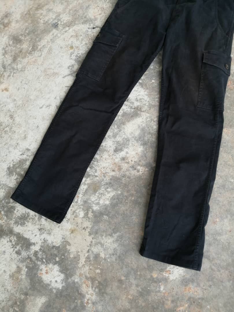 Johnbull John Bull Tactical Faded Black Cargo Pants Multi Pocket Size US 32 / EU 48 - 13 Thumbnail
