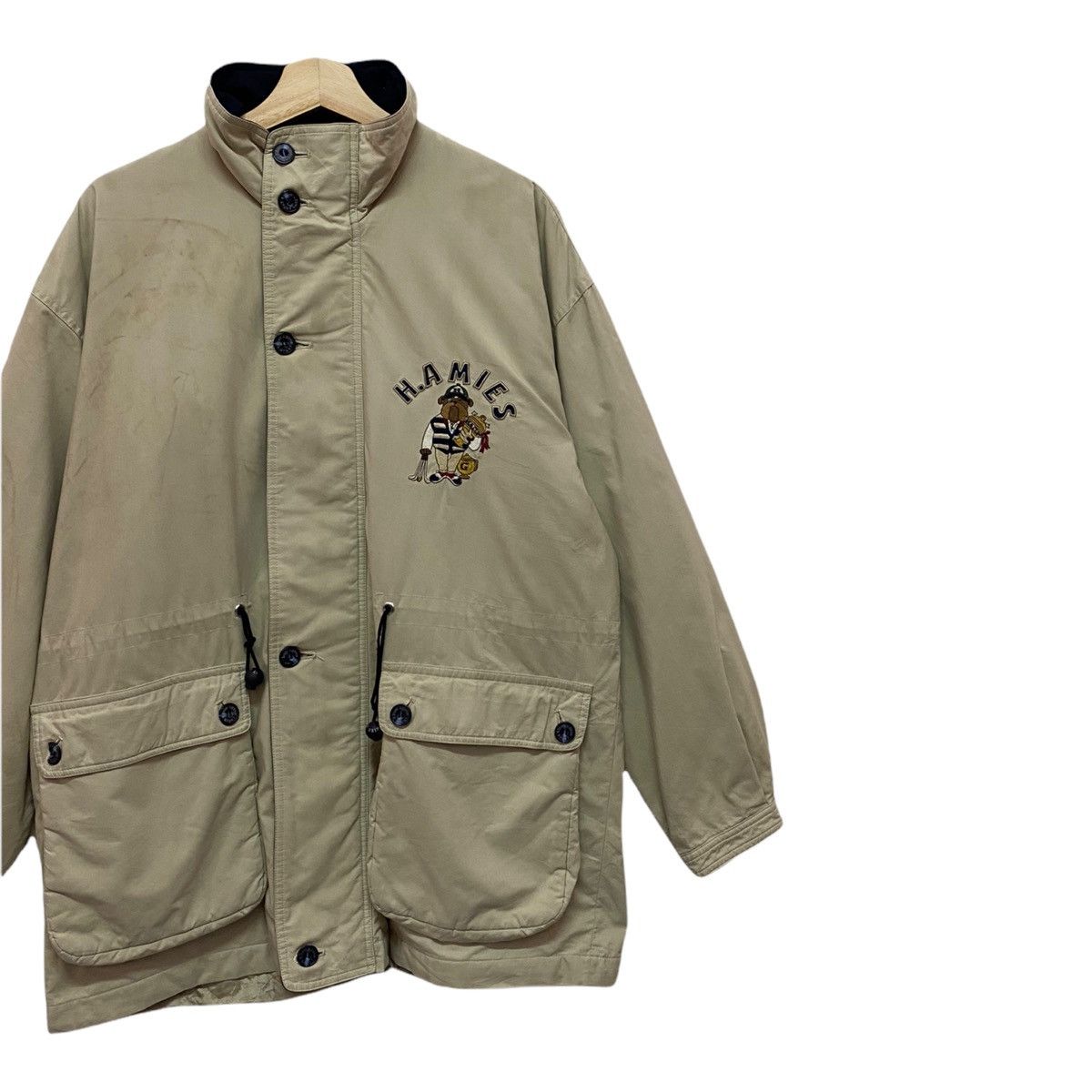 Hardy Amies RARE‼️HARDY AMIES SPORT BEAR EMBROIDERY HUNTING JACKET Size US L / EU 52-54 / 3 - 8 Thumbnail