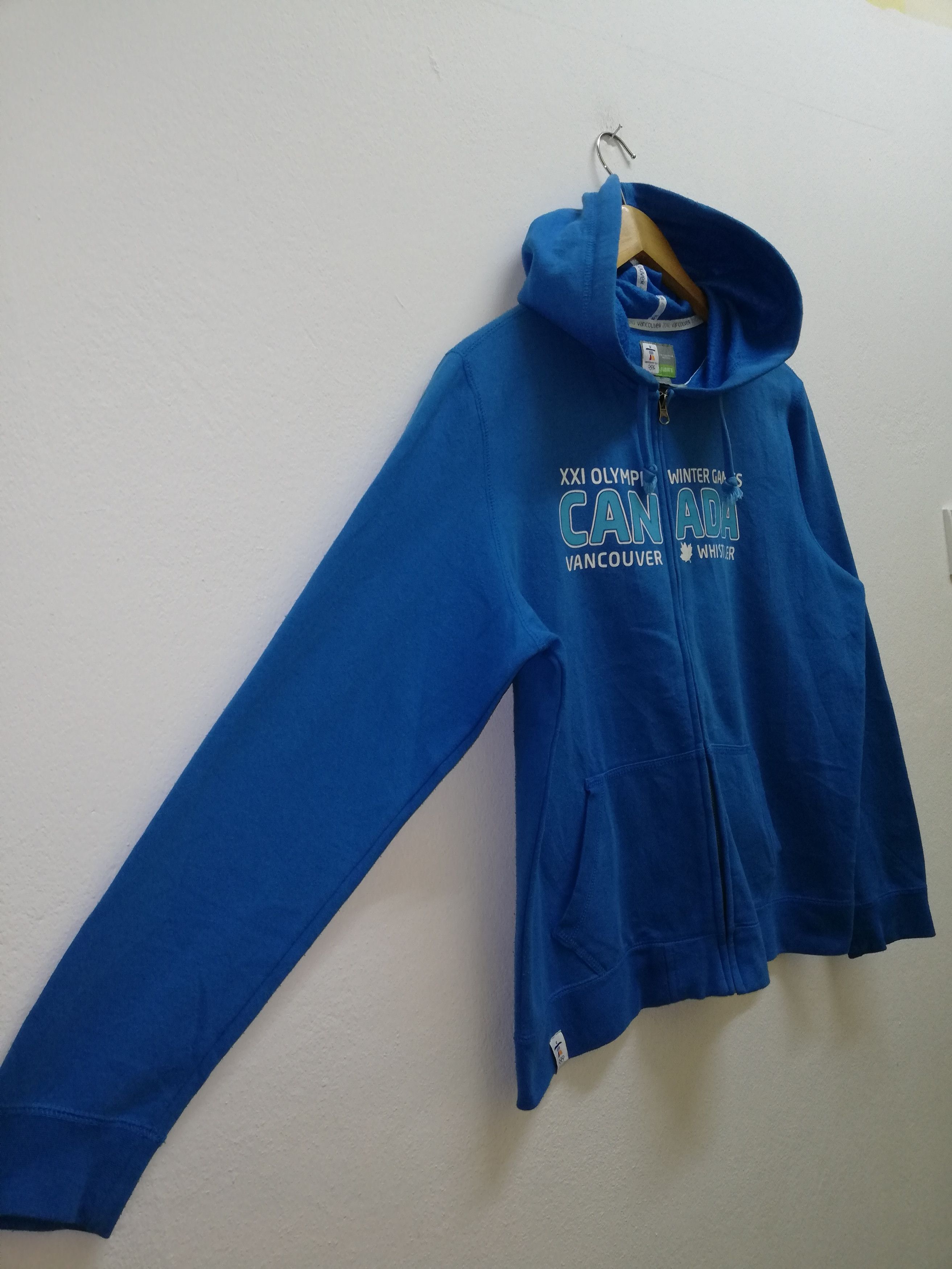 USA Olympics XXI Olympic Winter Games Canada Hoodie Sweatshirt Size US L / EU 52-54 / 3 - 4 Thumbnail