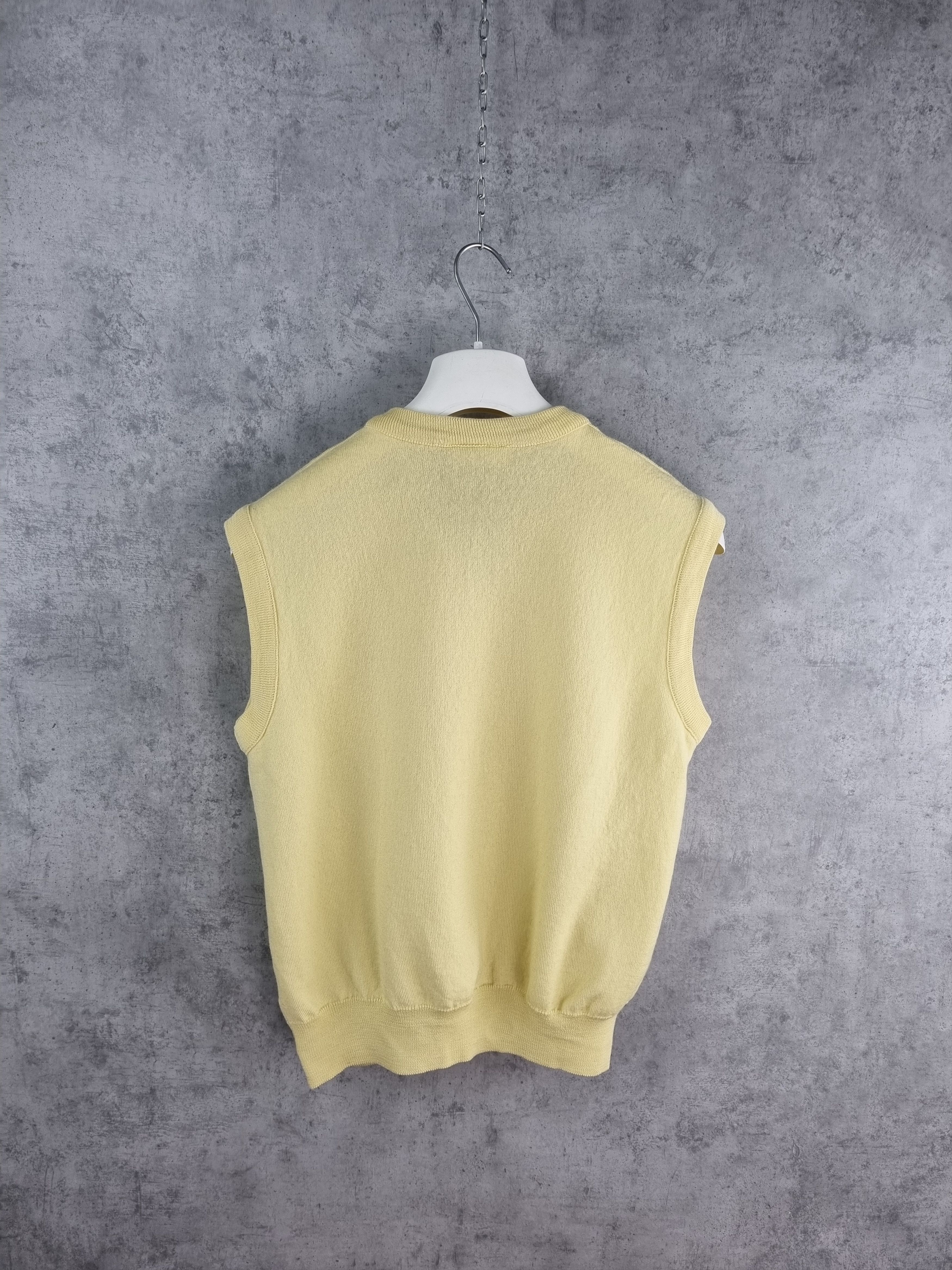 Lacoste × Vintage 80s LACOSTE Chemise Wool Vest Made in France GOLF WANG Size US M / EU 48-50 / 2 - 5 Thumbnail