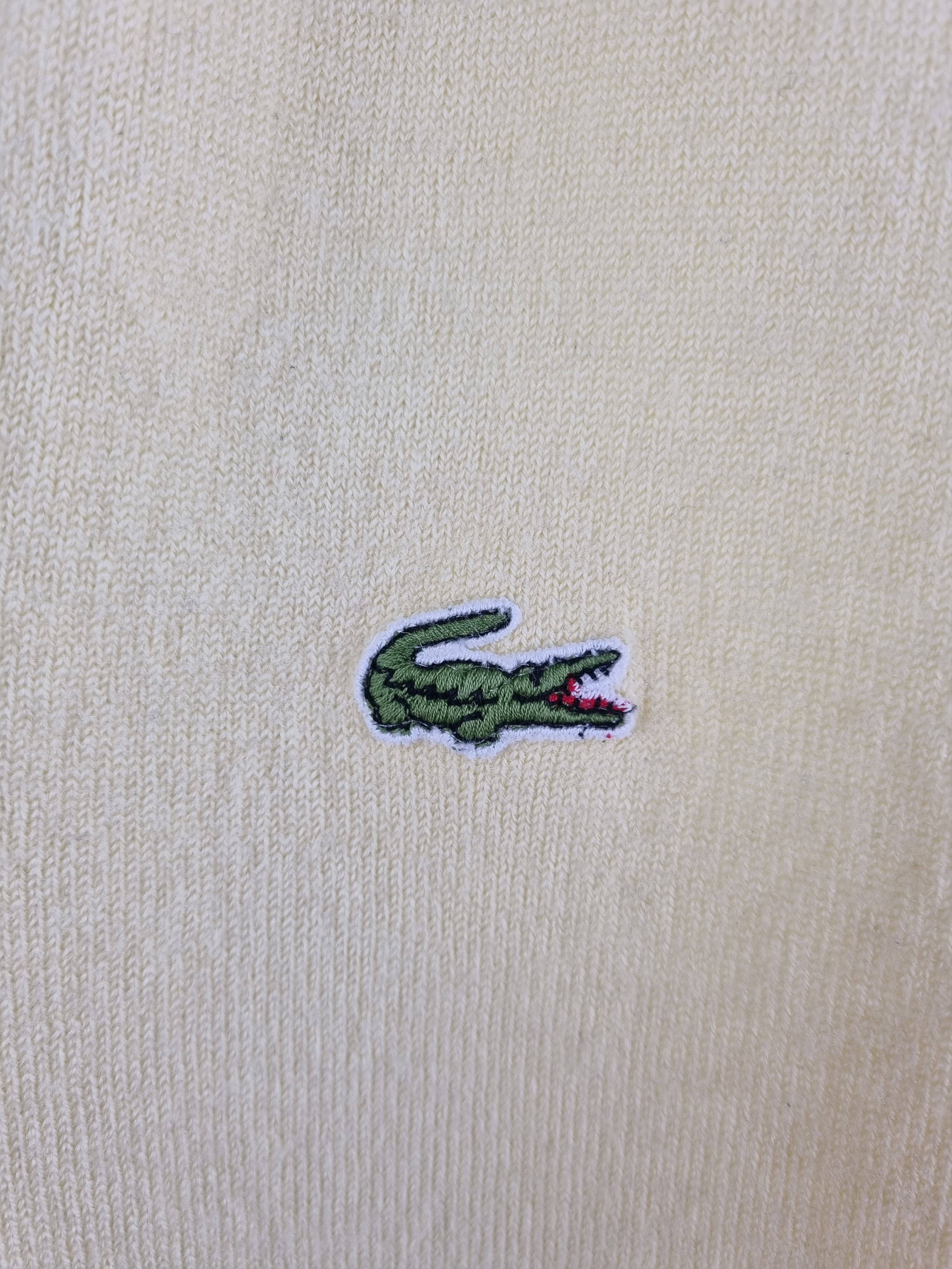 Lacoste × Vintage 80s LACOSTE Chemise Wool Vest Made in France GOLF WANG Size US M / EU 48-50 / 2 - 7 Thumbnail
