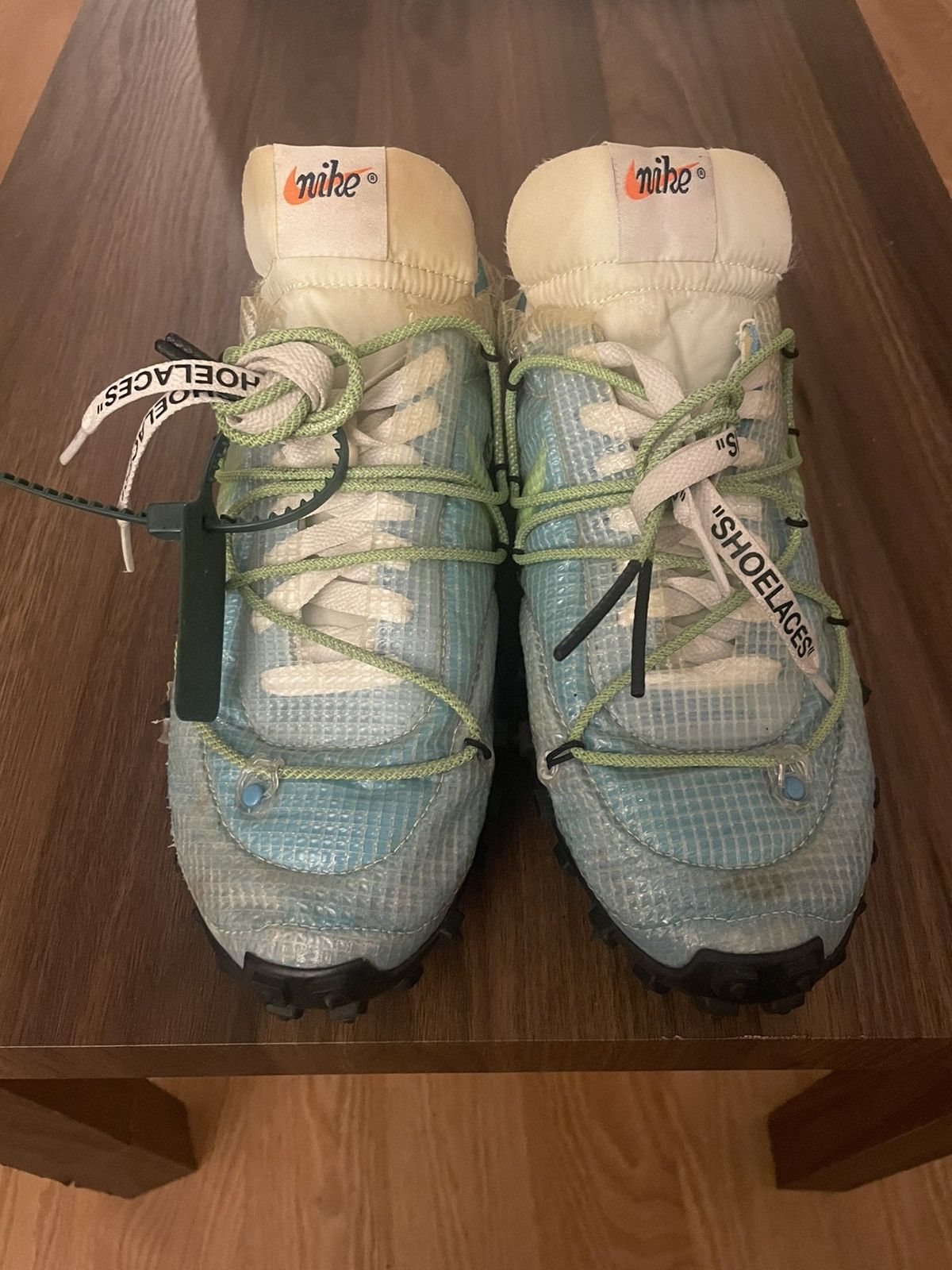 Nike × Off-White Nike Off-White Waffle Racer "Vivid Sky" Size US 8.5 / EU 41-42 - 3 Thumbnail