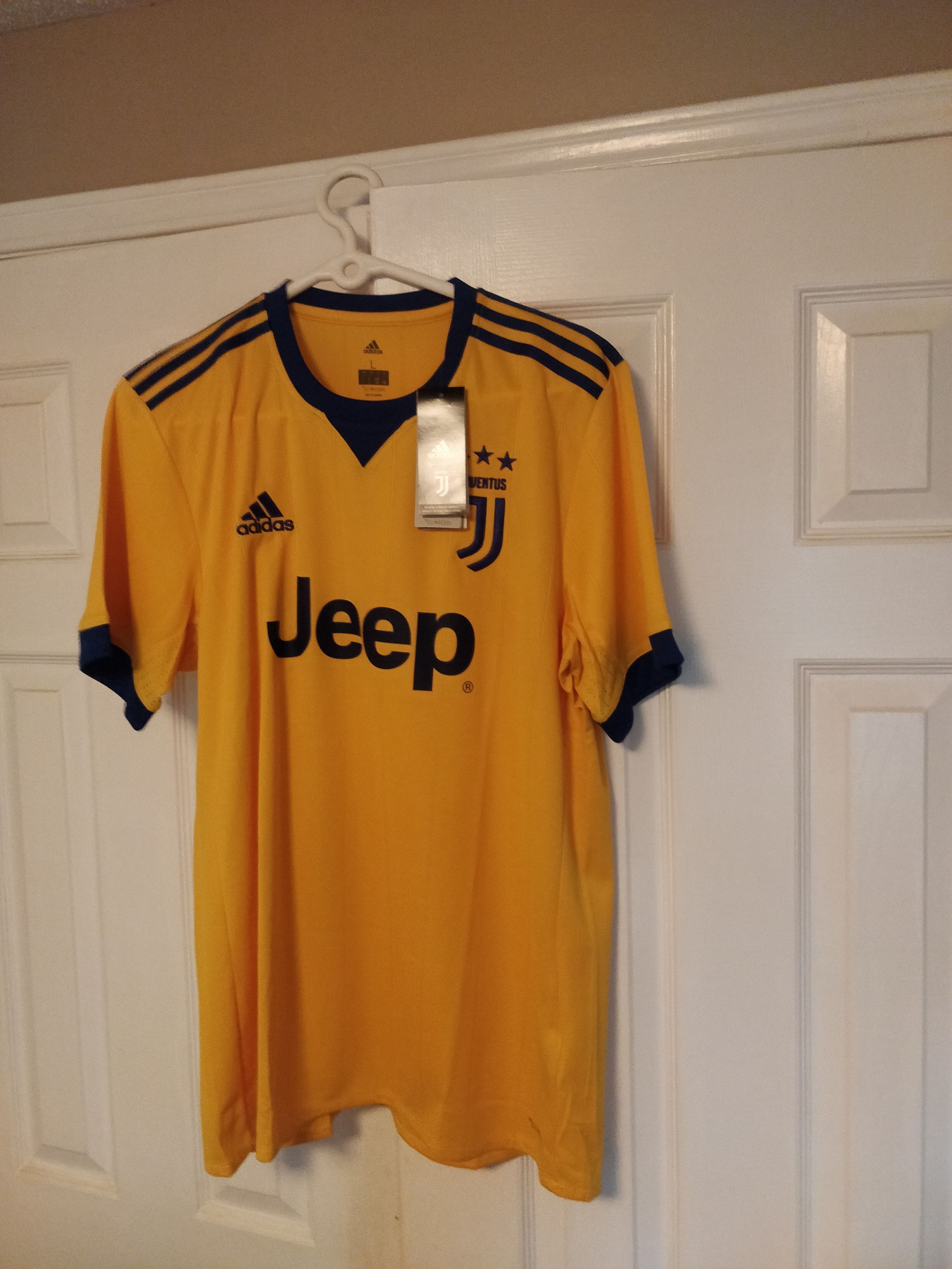 Adidas Juventus BNWT 2017 Third Jersey Adidas Size US L / EU 52-54 / 3 - 1 Thumbnail