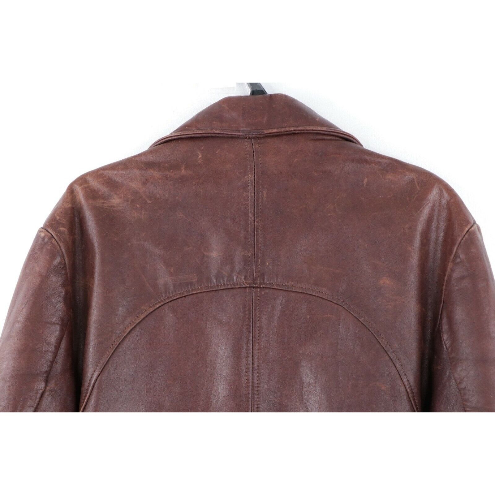 Vintage Vintage 50s Mens Medium Distressed Horsehide Leather Jacket Size US M / EU 48-50 / 2 - 10 Thumbnail