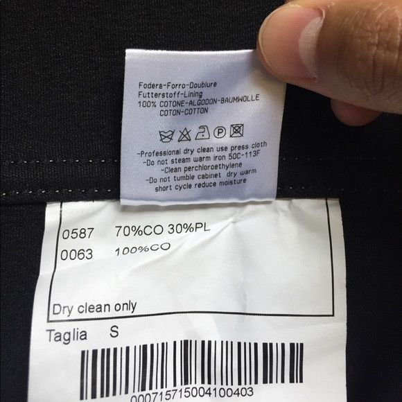 Calvin Klein 2016 Jacquard "Denim" Jean Trucker Jacket Size US S / EU 44-46 / 1 - 8 Thumbnail
