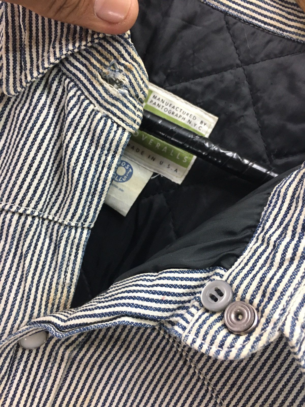 Bape Bape x Post Overalls Hickory Snap Button Shirt Size US L / EU 52-54 / 3 - 9 Thumbnail
