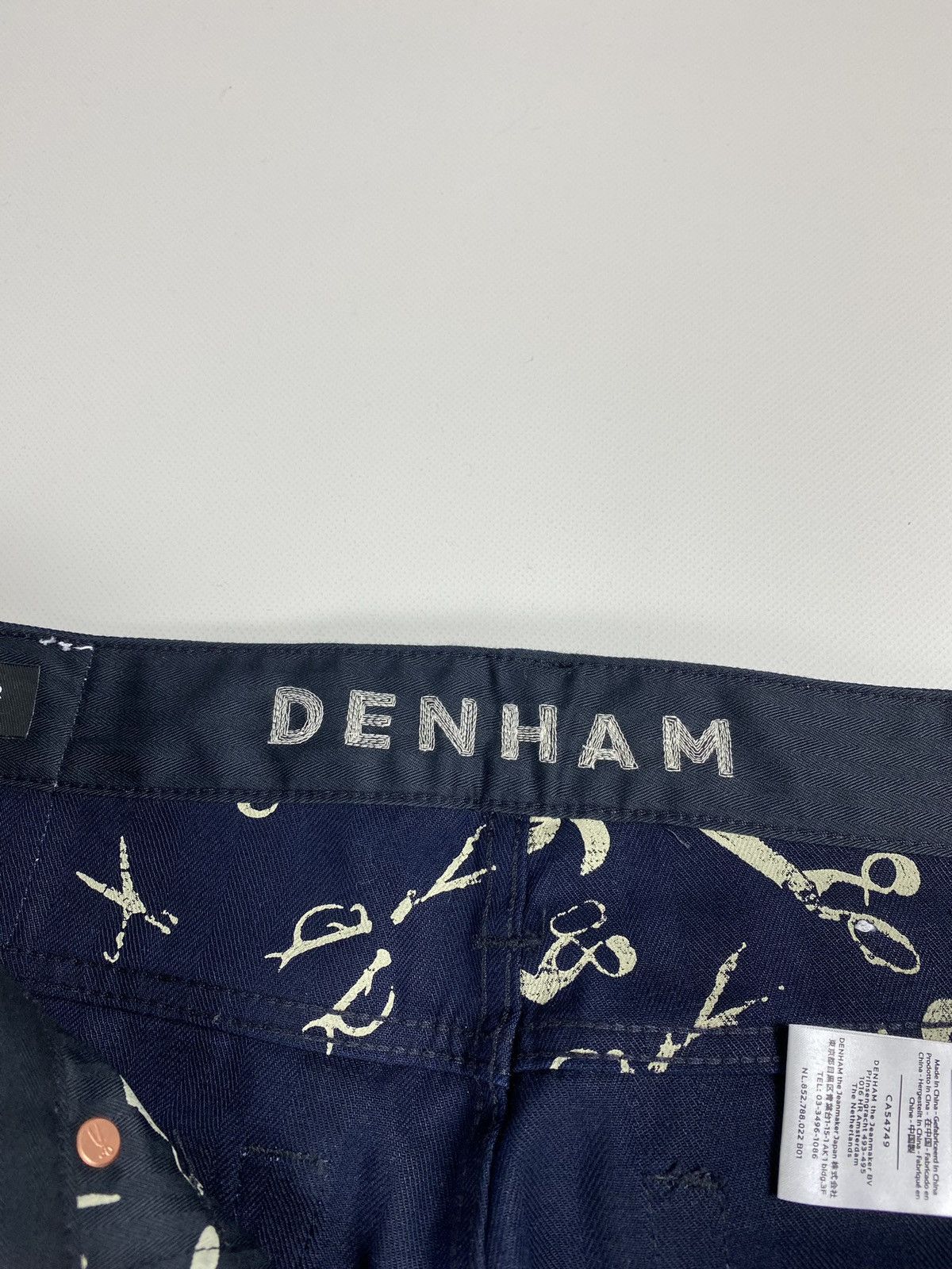 DENHAM Denham Way To Blue men’s Razor slim fit indigo denim jeans Size US 31 - 19 Thumbnail