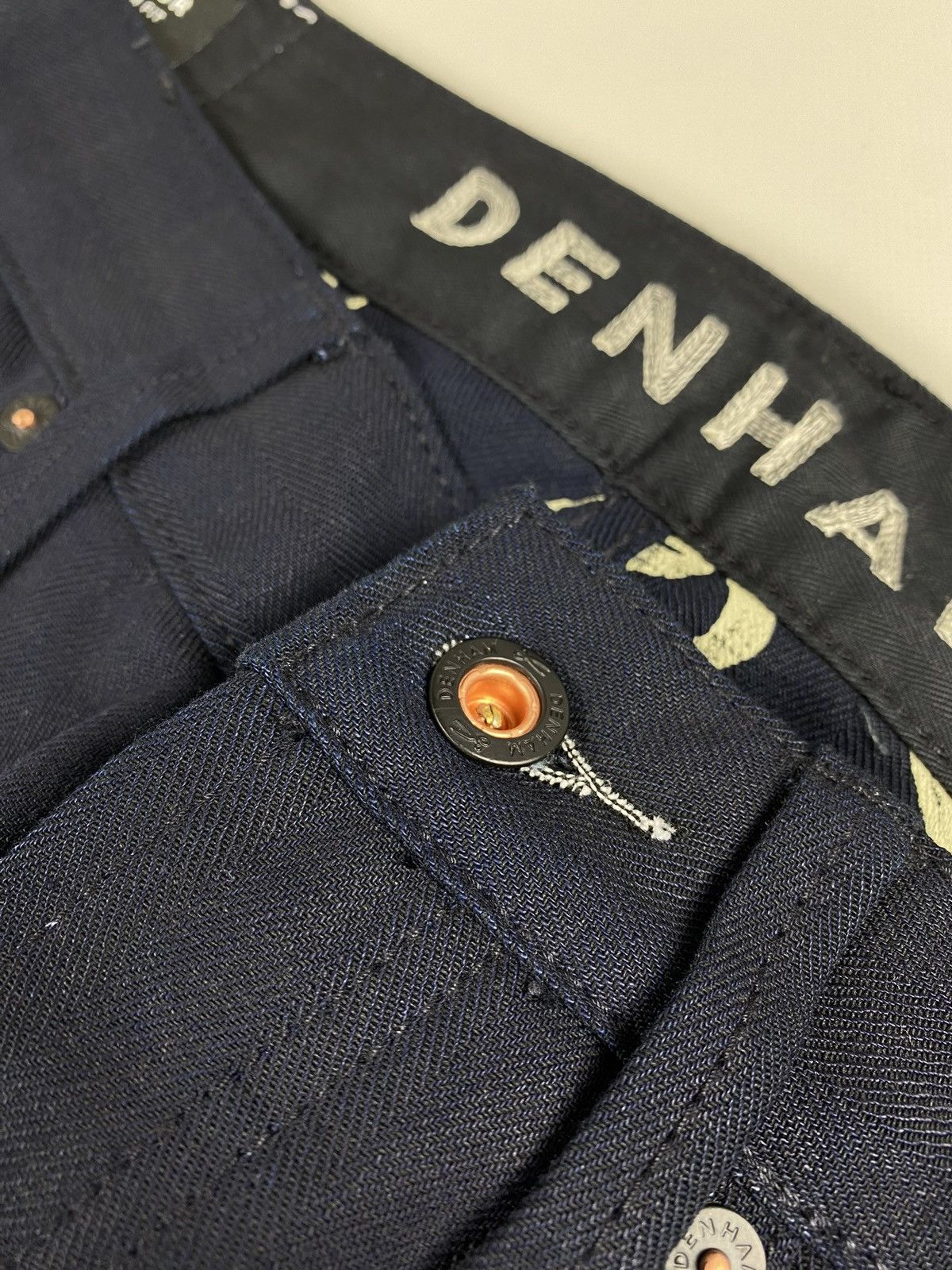 DENHAM Denham Way To Blue men’s Razor slim fit indigo denim jeans Size US 31 - 10 Thumbnail