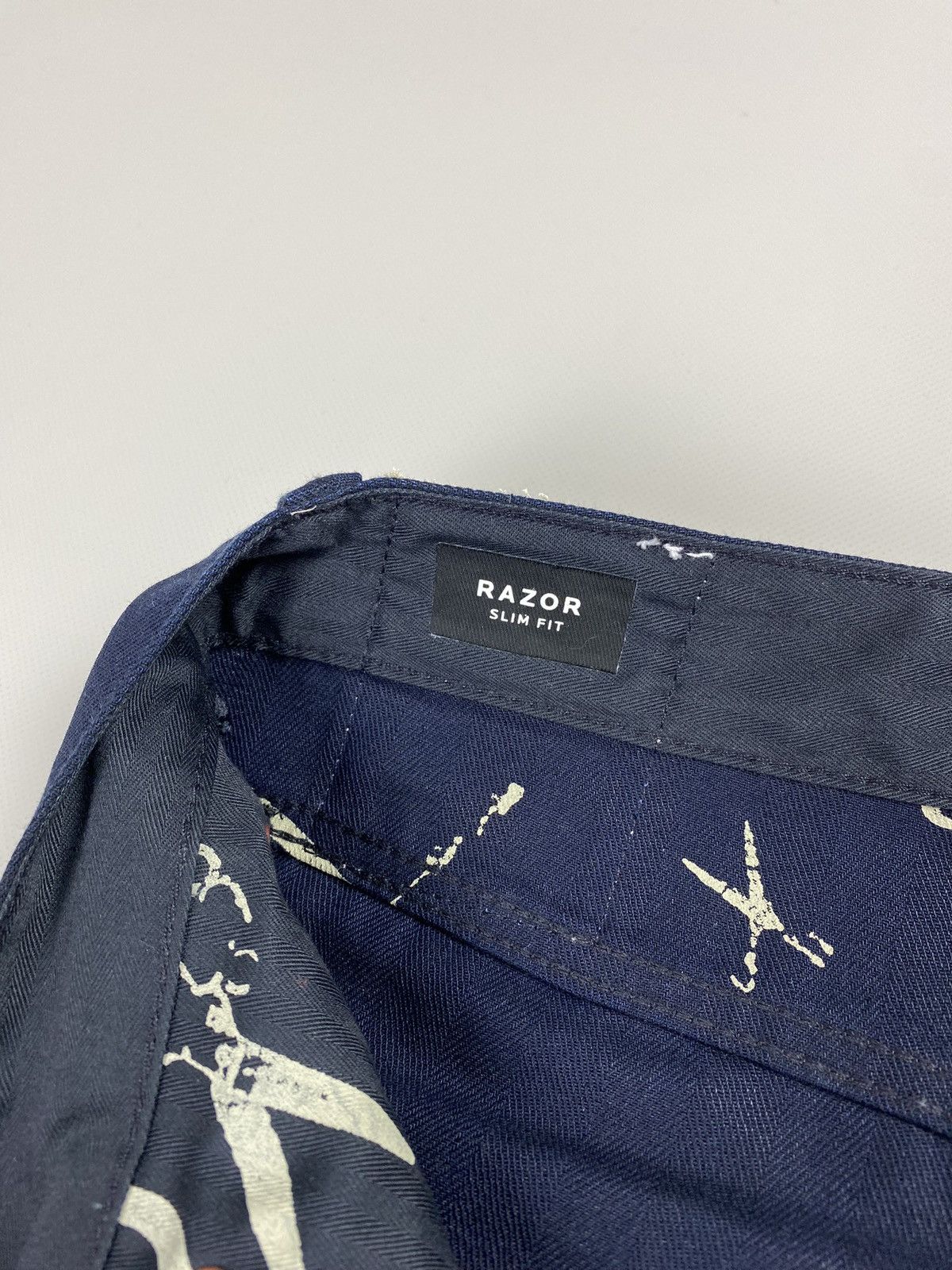 DENHAM Denham Way To Blue men’s Razor slim fit indigo denim jeans Size US 31 - 13 Thumbnail