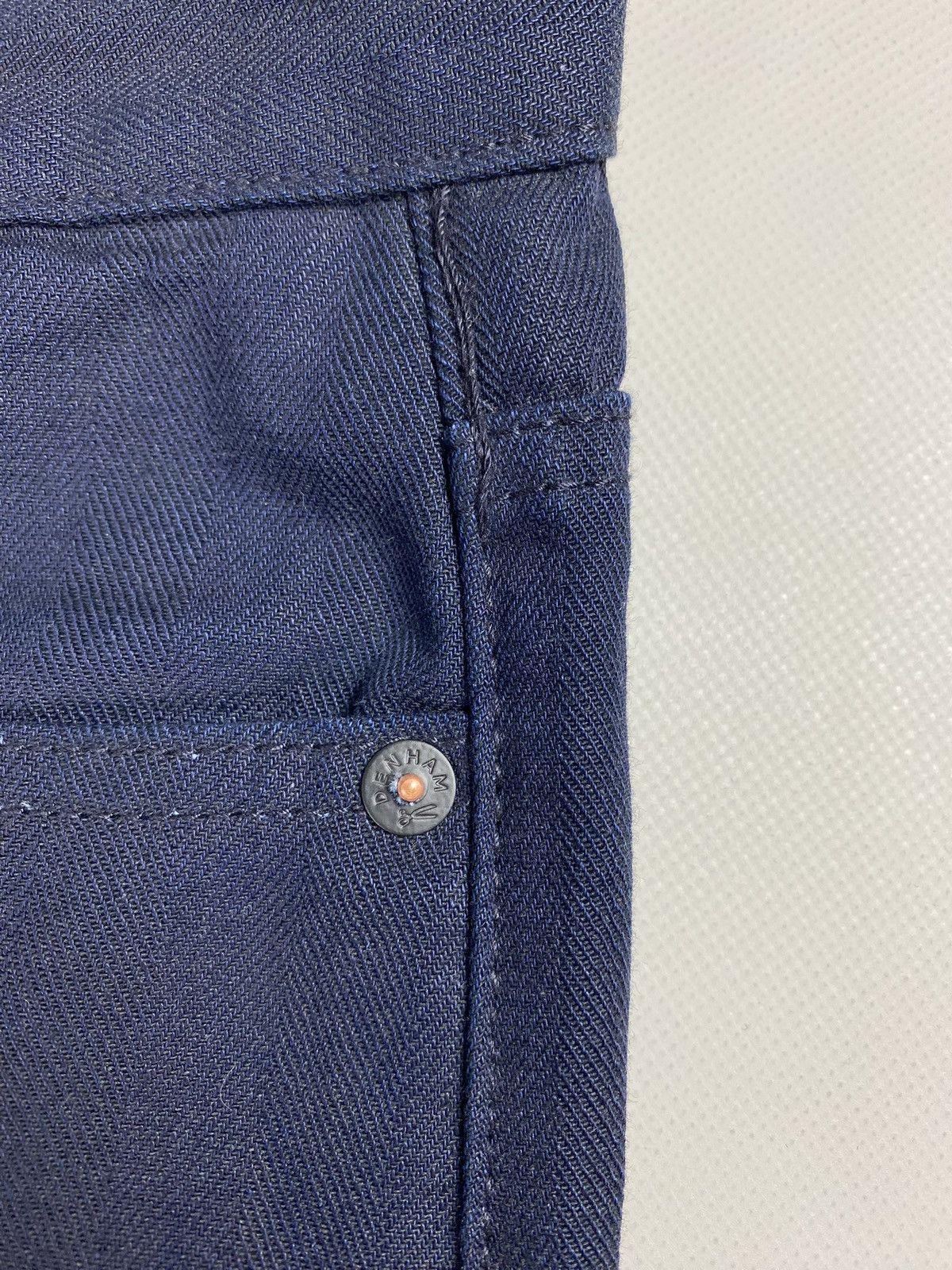 DENHAM Denham Way To Blue men’s Razor slim fit indigo denim jeans Size US 31 - 11 Thumbnail