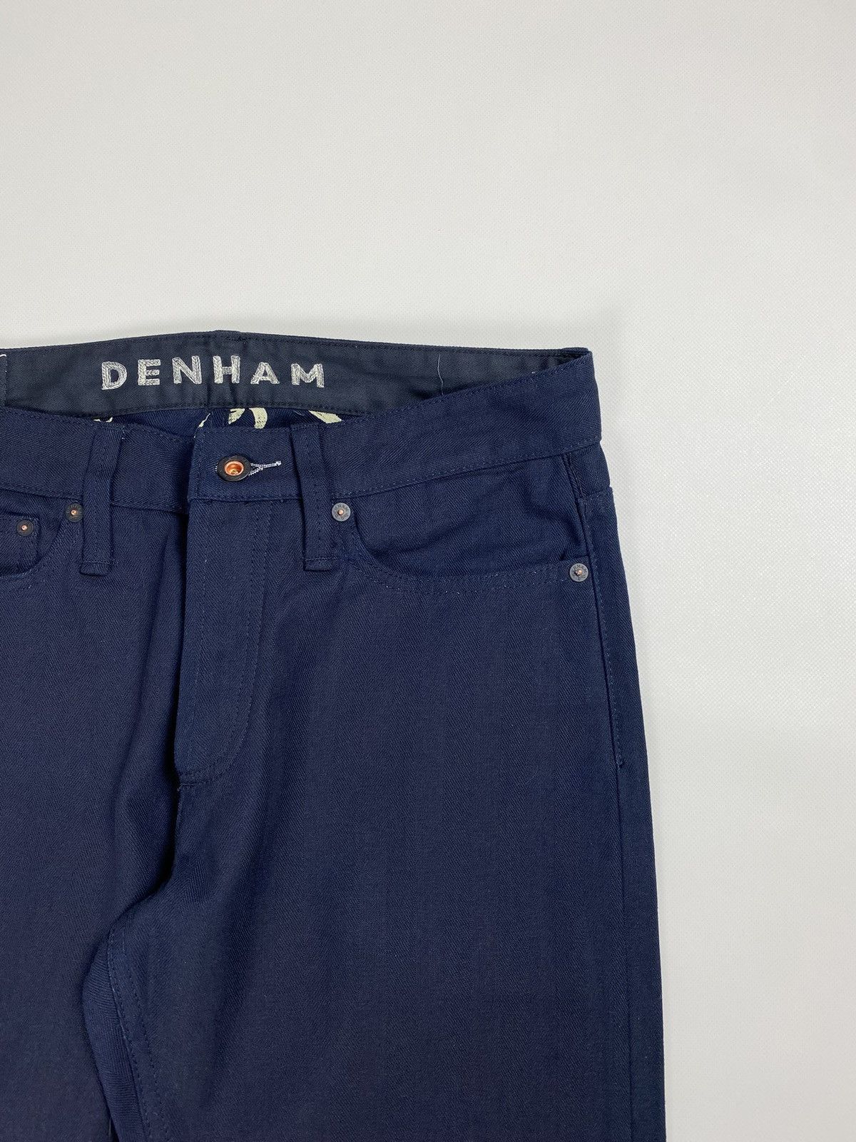DENHAM Denham Way To Blue men’s Razor slim fit indigo denim jeans Size US 31 - 7 Thumbnail