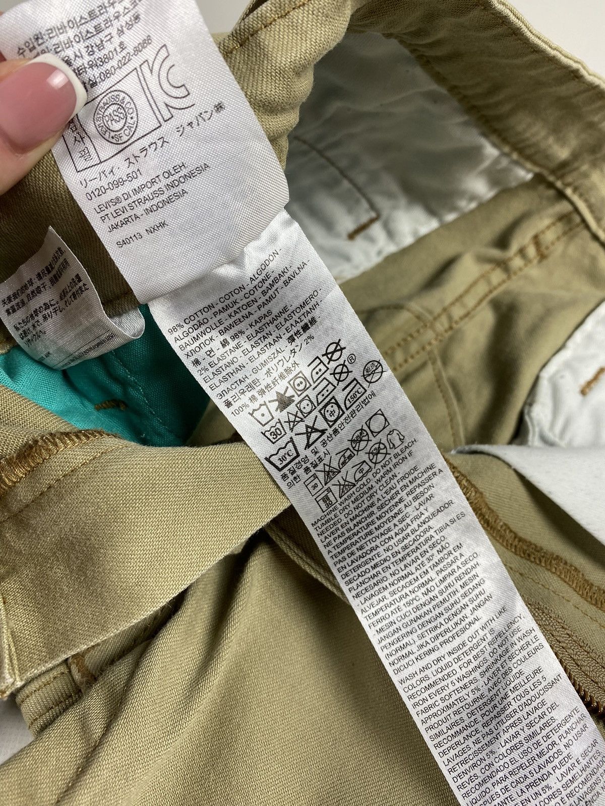 Levi's Levi’s Commuter Reflective men’s chino pants trousers Size US 32 / EU 48 - 13 Thumbnail