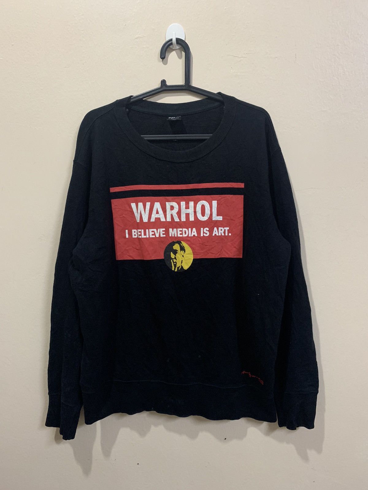 VTG Andy Warhol x Uniqlo Big Logo Sweatshirt