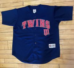 90's Kirby Puckett Minnesota Twins Majestic MLB Jersey Size Large