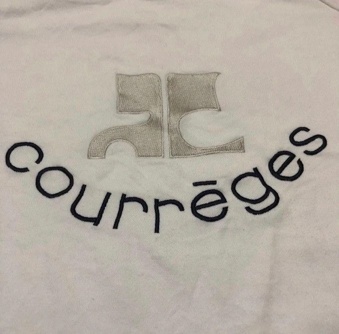 Courreges Vintage 90s courreges paris sweatshirt big logo Size US M / EU 48-50 / 2 - 2 Thumbnail