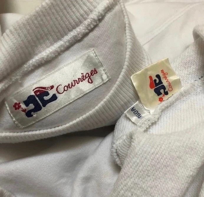 Courreges Vintage 90s courreges paris sweatshirt big logo Size US M / EU 48-50 / 2 - 3 Thumbnail