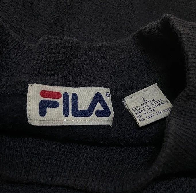 Fila Vintage 90s fila sweatshirt big logo Size US XL / EU 56 / 4 - 3 Thumbnail