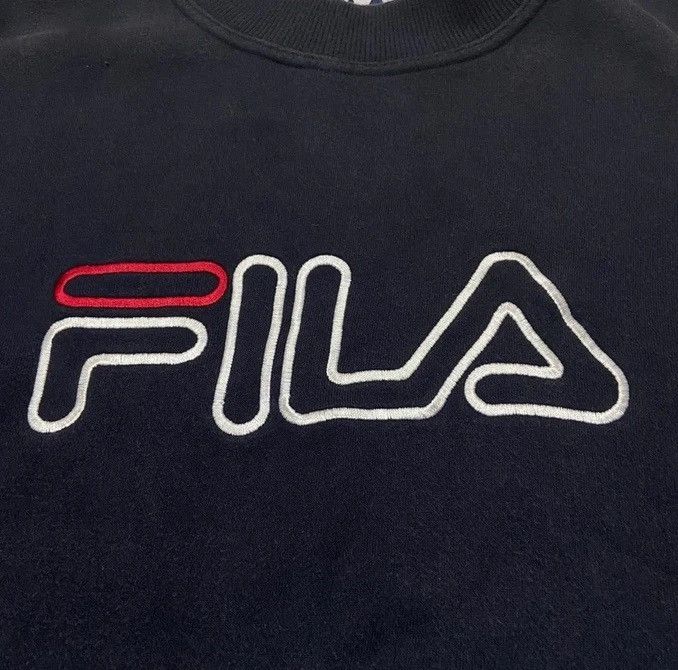 Fila Vintage 90s fila sweatshirt big logo Size US XL / EU 56 / 4 - 2 Thumbnail