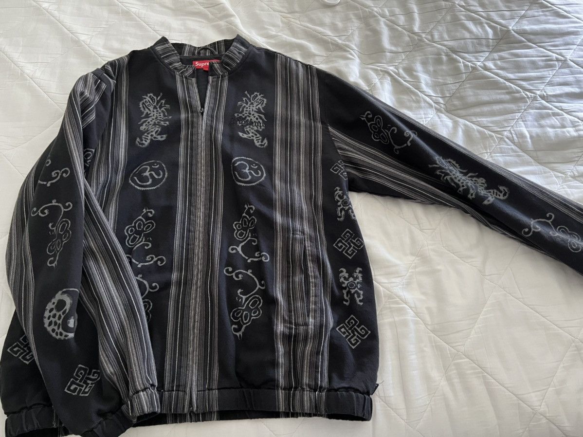 Supreme woven striped deals batik jacket