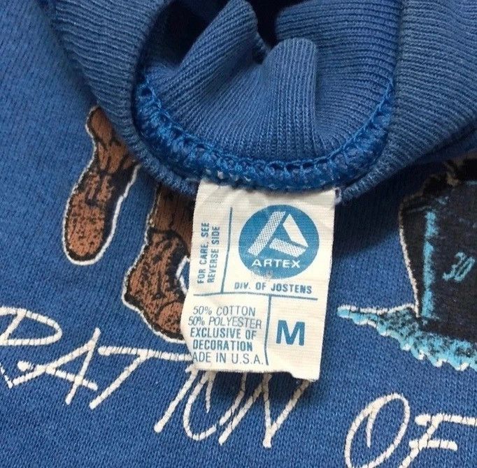 Vintage Vintage 90s dessert storm of kuwait sweatshirt pullover Size US M / EU 48-50 / 2 - 3 Thumbnail