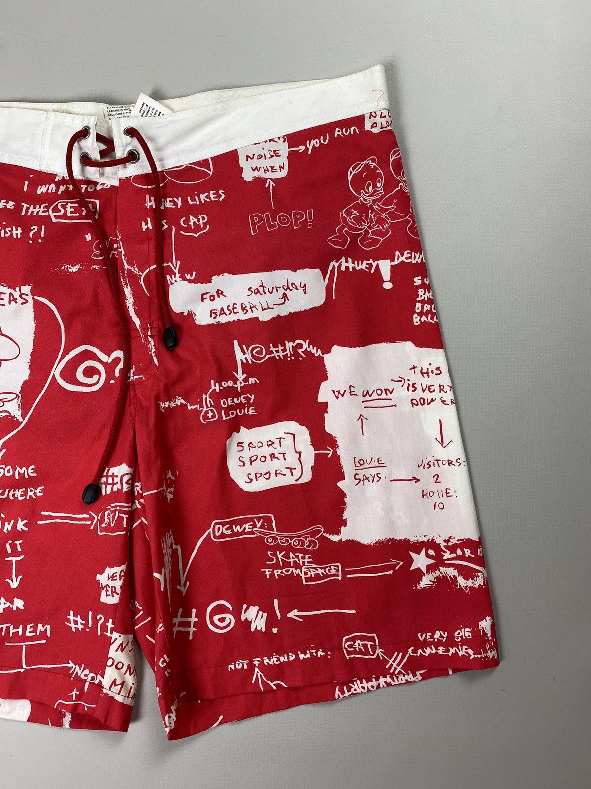 Designer × Jean Charles De Castelbajac × Vintage Rare VTG JC De Castebalbajac men’s overprinted shorts Size US 38 / EU 54 - 3 Thumbnail