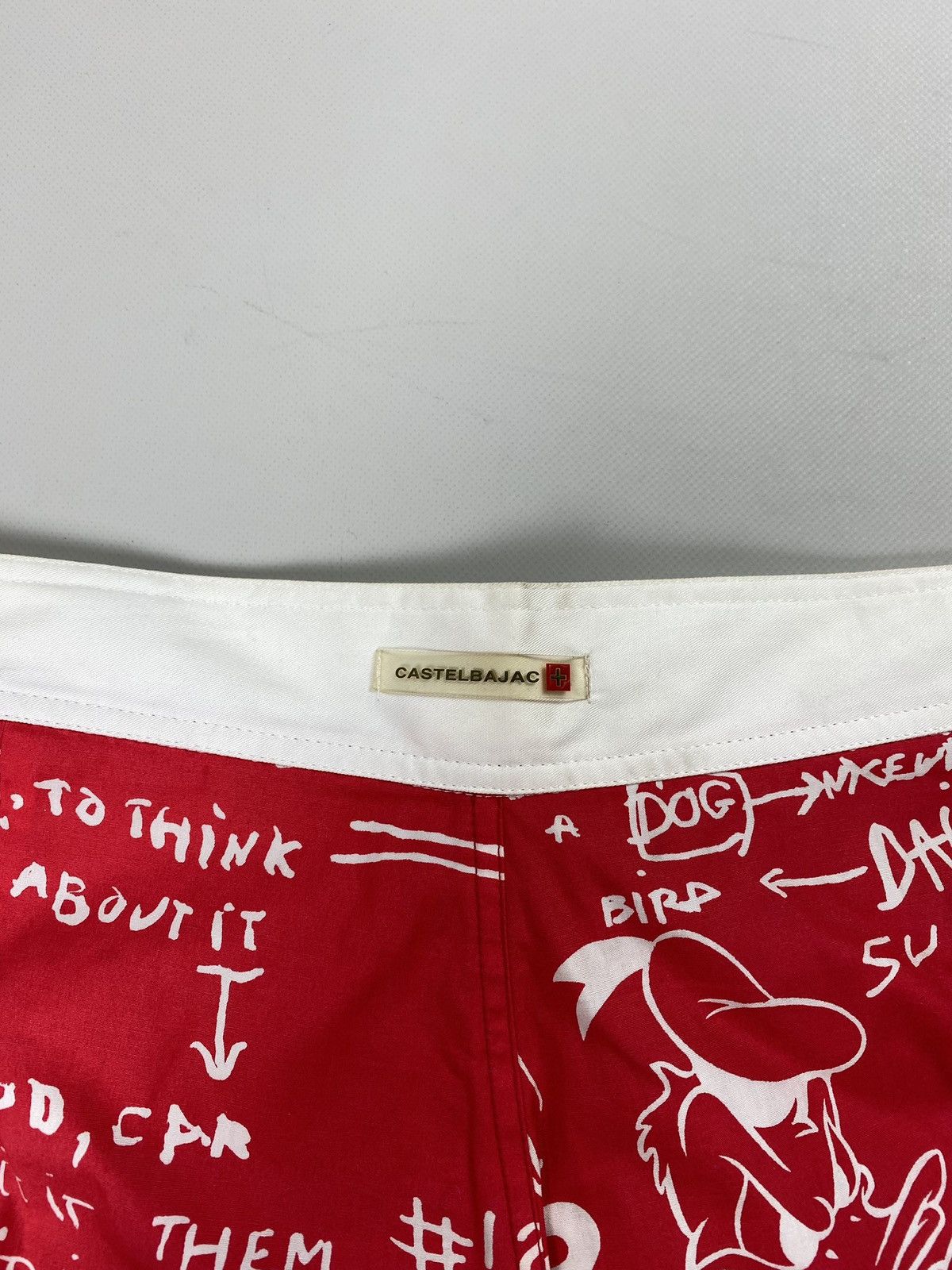 Designer × Jean Charles De Castelbajac × Vintage Rare VTG JC De Castebalbajac men’s overprinted shorts Size US 38 / EU 54 - 16 Thumbnail