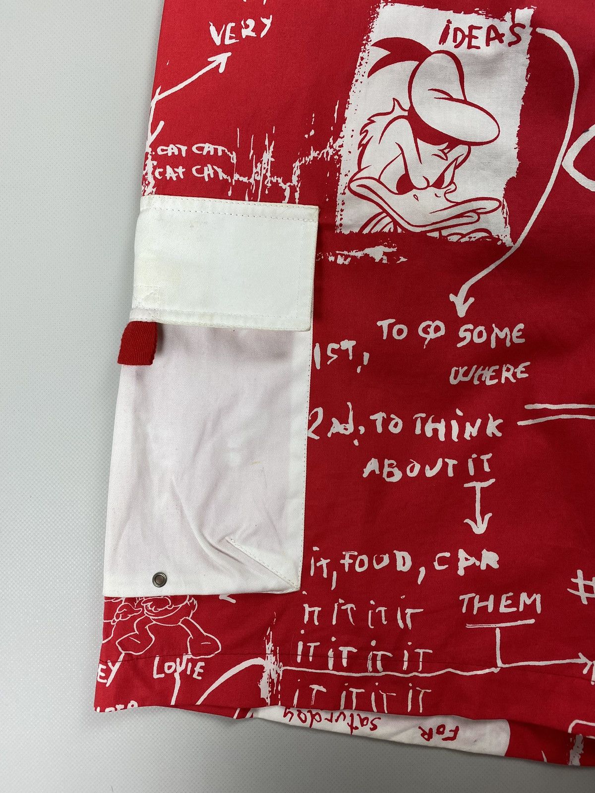 Designer × Jean Charles De Castelbajac × Vintage Rare VTG JC De Castebalbajac men’s overprinted shorts Size US 38 / EU 54 - 5 Thumbnail