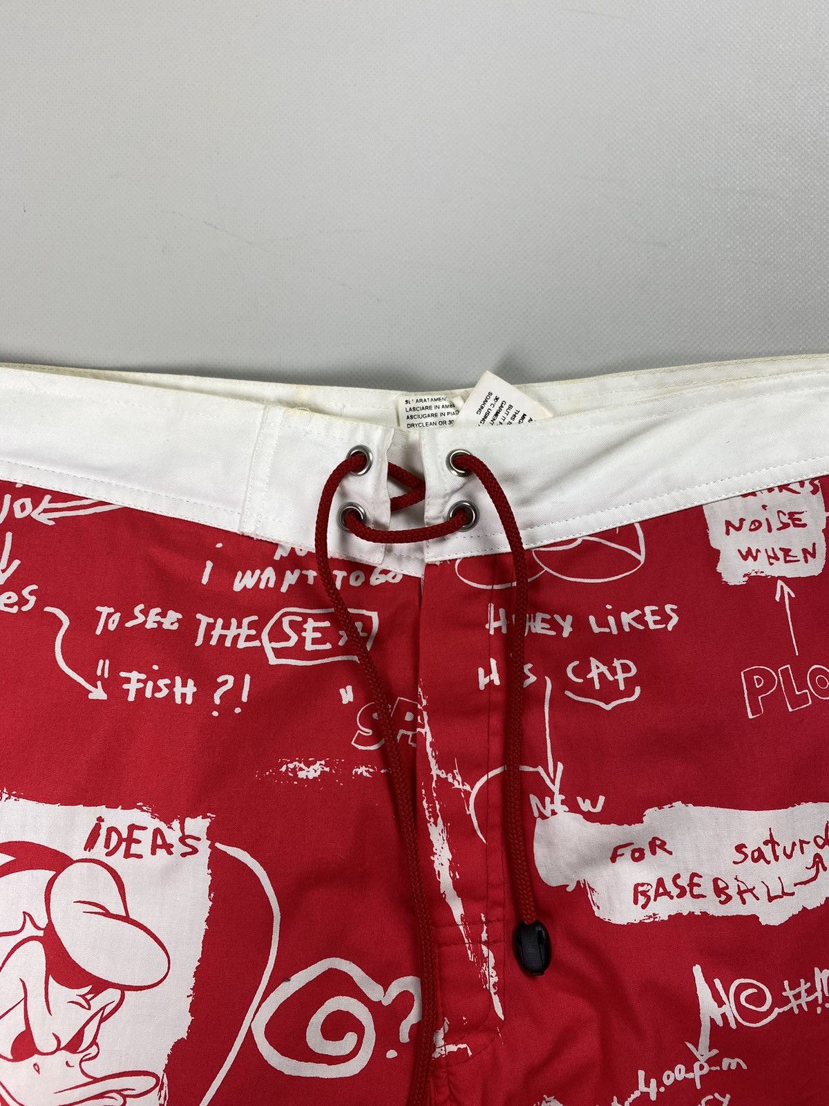 Designer × Jean Charles De Castelbajac × Vintage Rare VTG JC De Castebalbajac men’s overprinted shorts Size US 38 / EU 54 - 4 Thumbnail