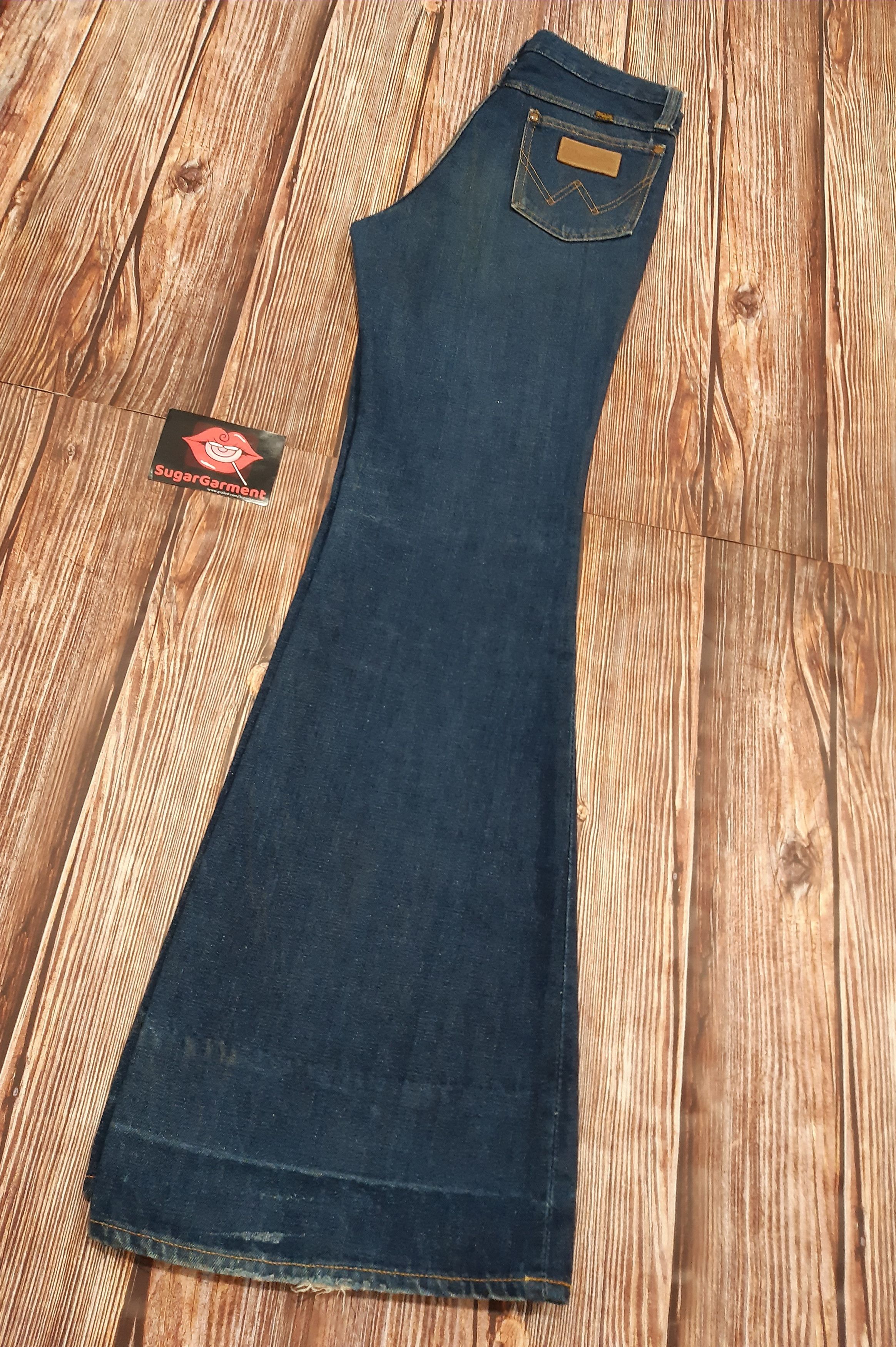 Vintage Bell Bottoms Jeans Flare SCOVILL Wrangler Vintage Size US 31 - 20 Thumbnail