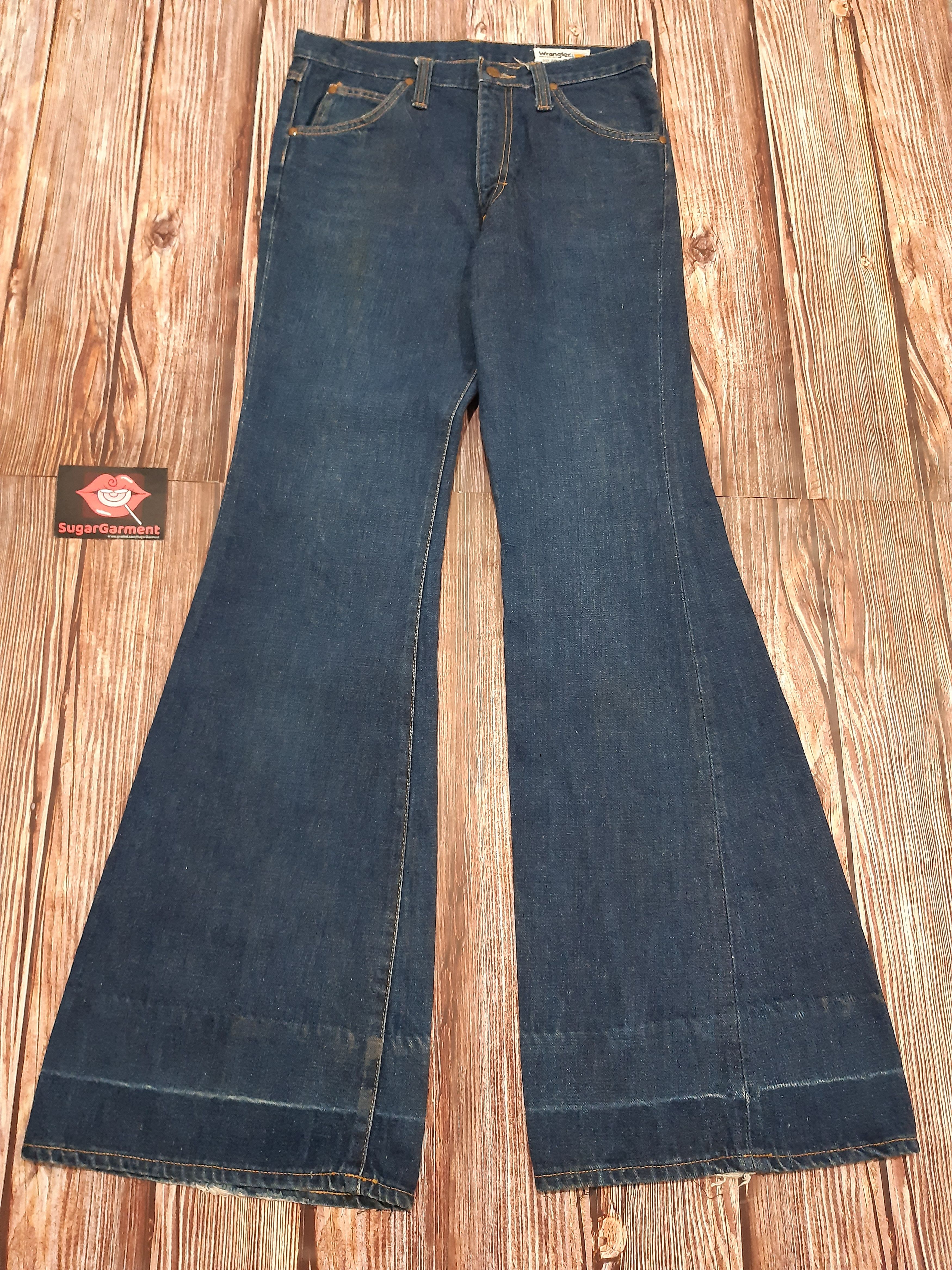 Vintage Bell Bottoms Jeans Flare SCOVILL Wrangler Vintage Size US 31 - 1 Thumbnail