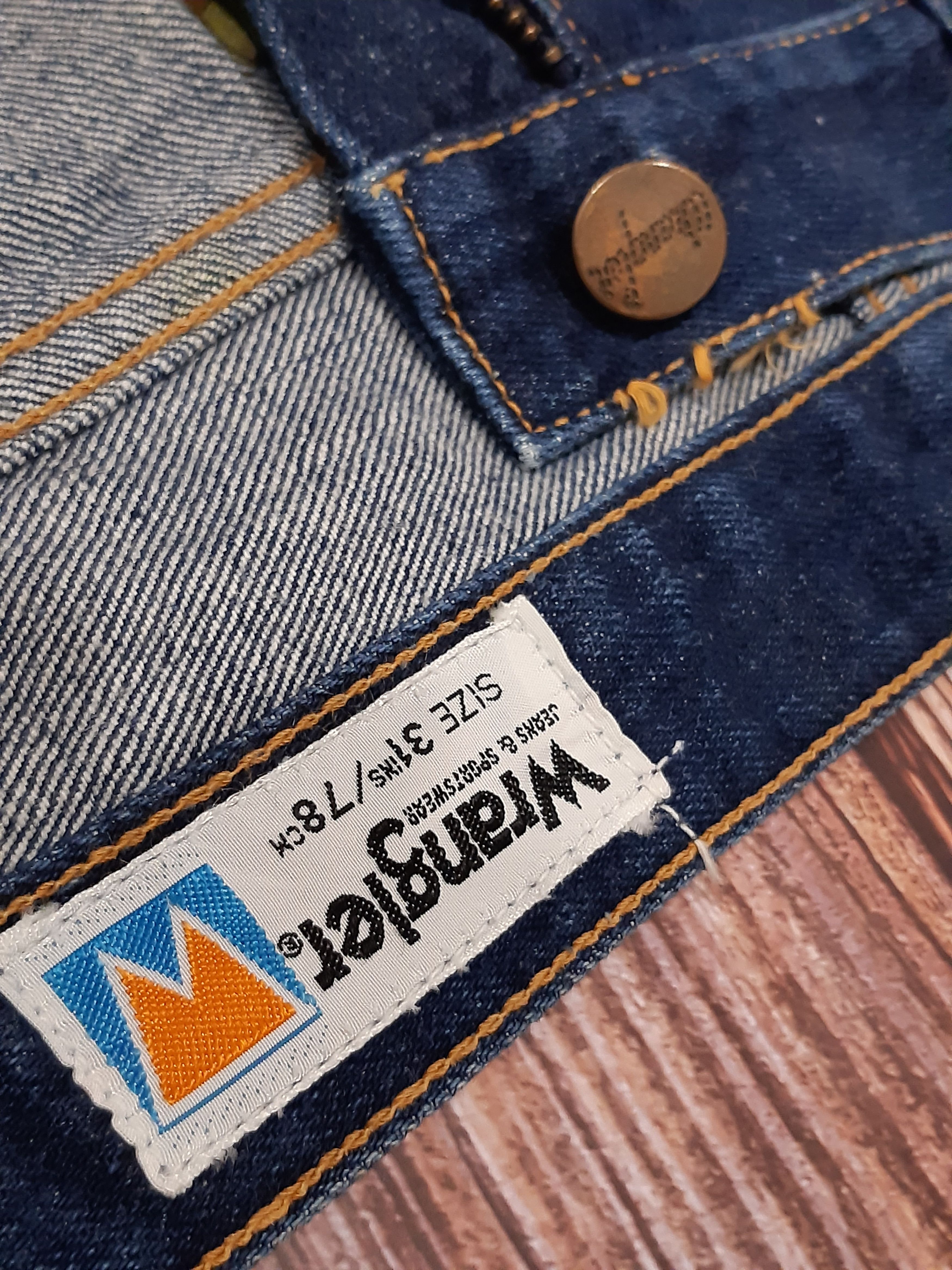 Vintage Bell Bottoms Jeans Flare SCOVILL Wrangler Vintage Size US 31 - 10 Thumbnail