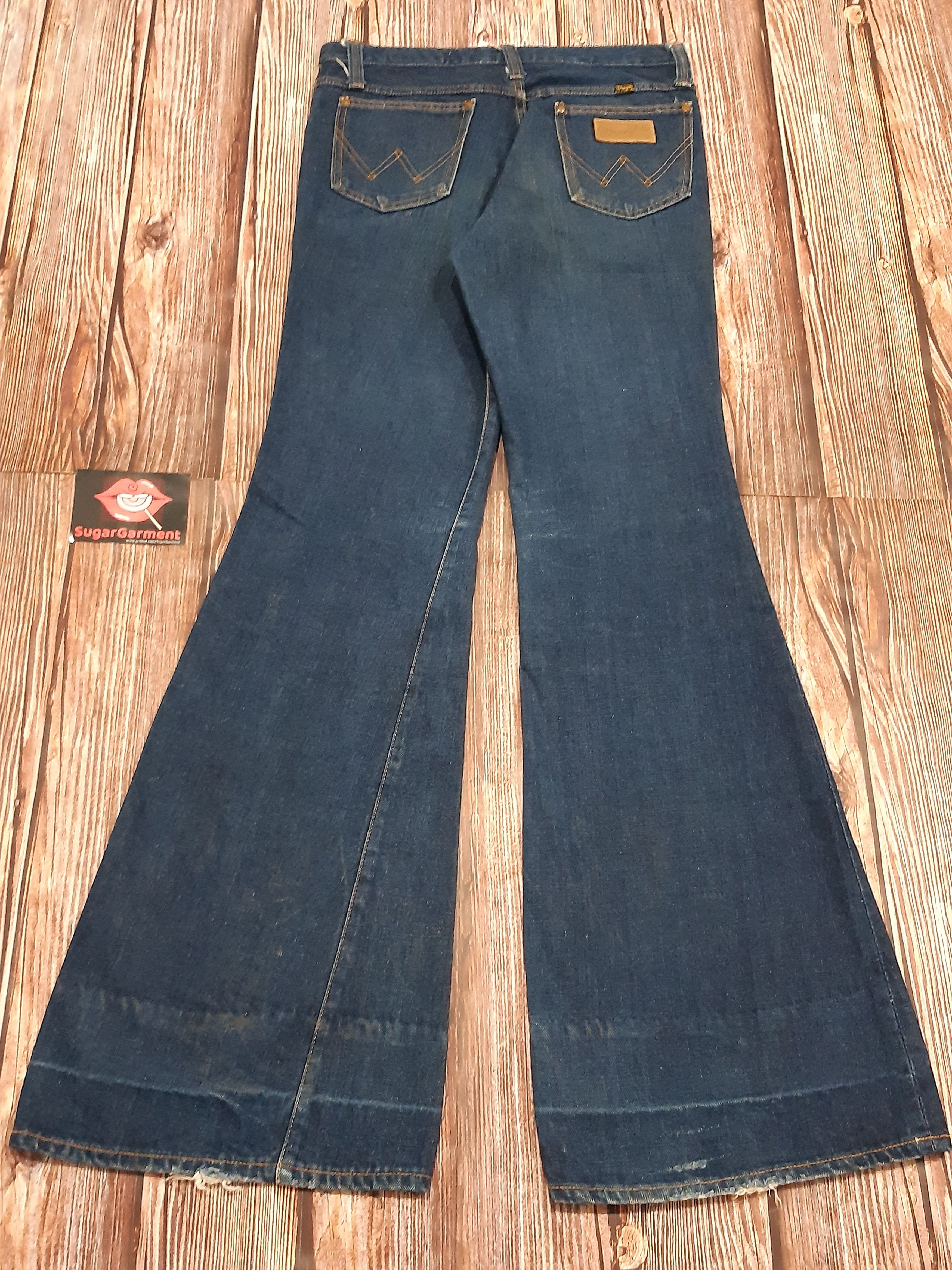 Vintage Bell Bottoms Jeans Flare SCOVILL Wrangler Vintage Size US 31 - 13 Thumbnail