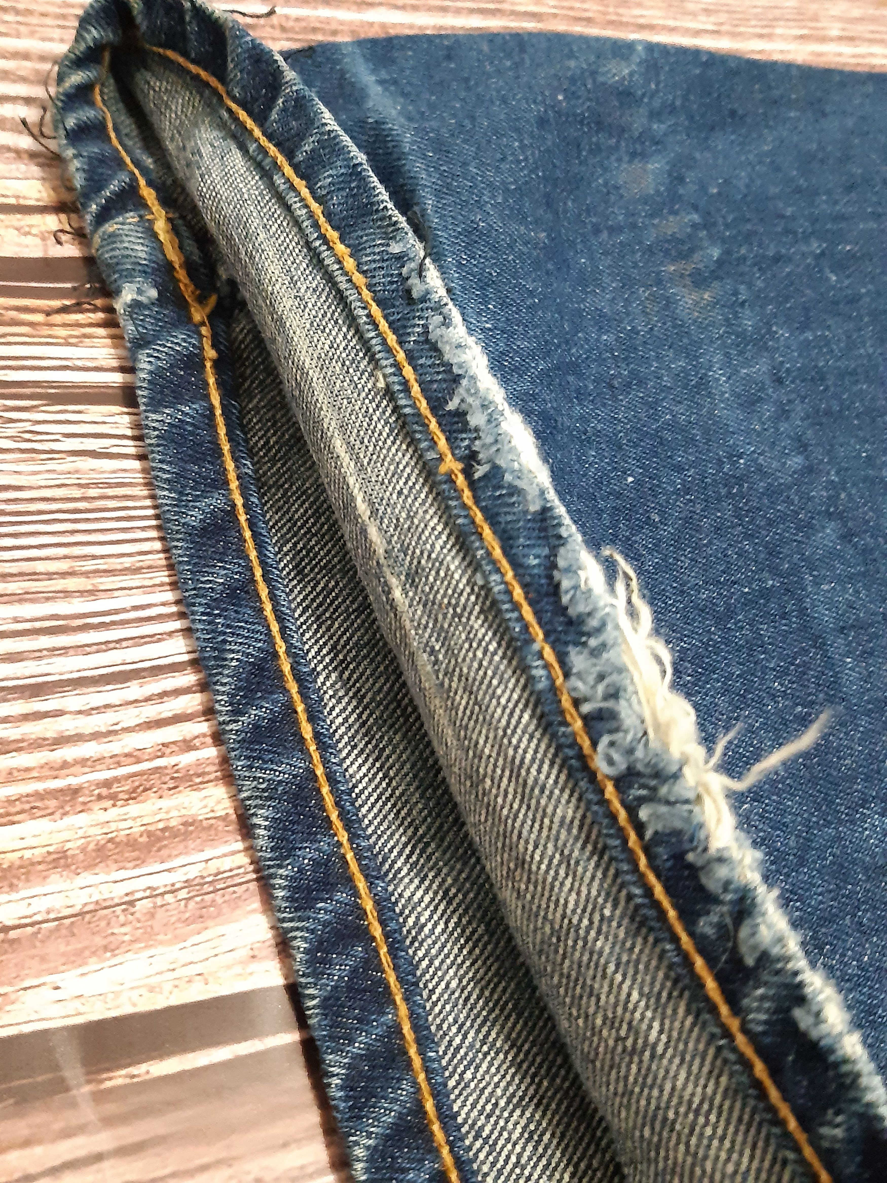Vintage Bell Bottoms Jeans Flare SCOVILL Wrangler Vintage Size US 31 - 16 Thumbnail