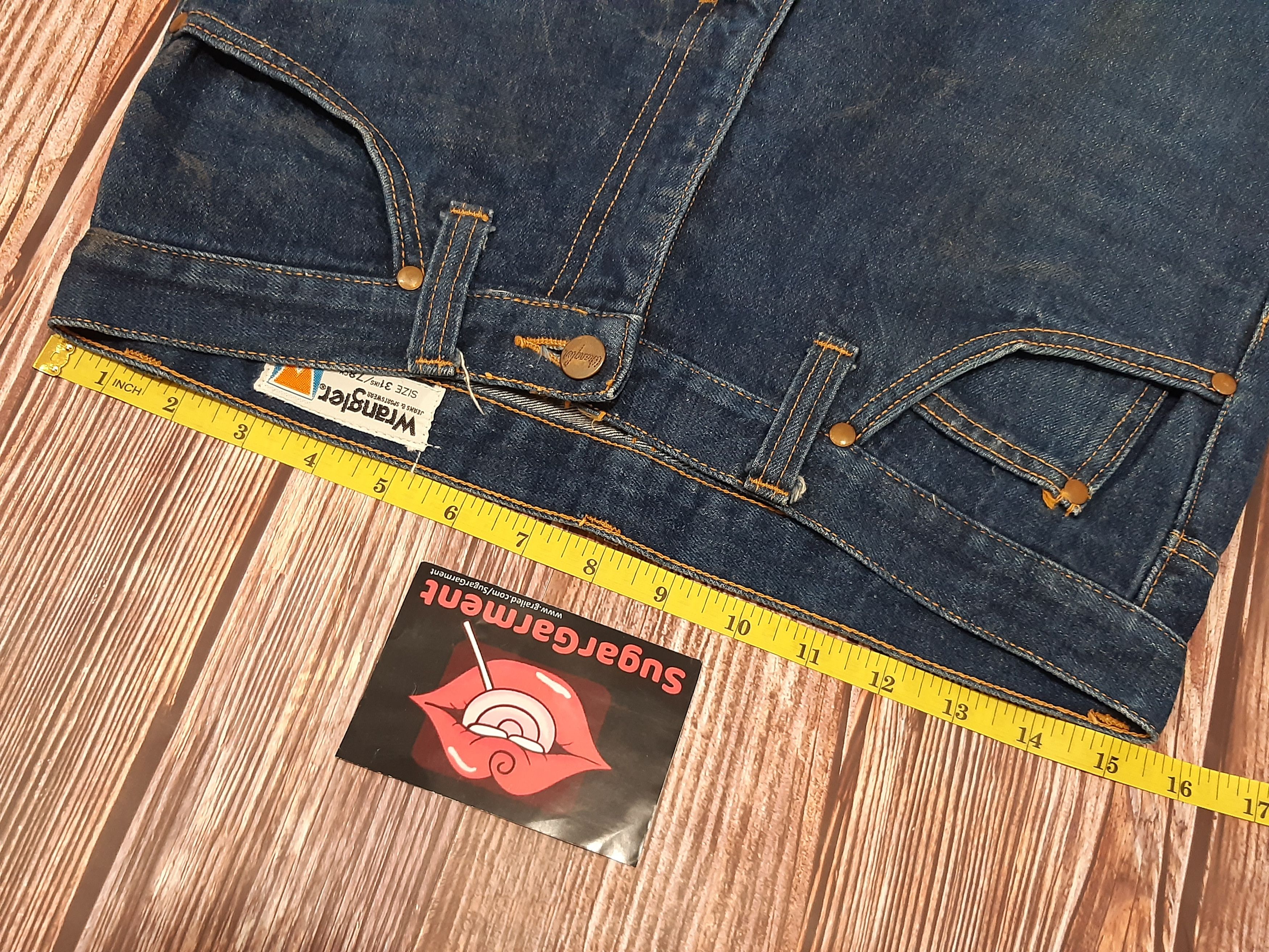 Vintage Bell Bottoms Jeans Flare SCOVILL Wrangler Vintage Size US 31 - 21 Thumbnail