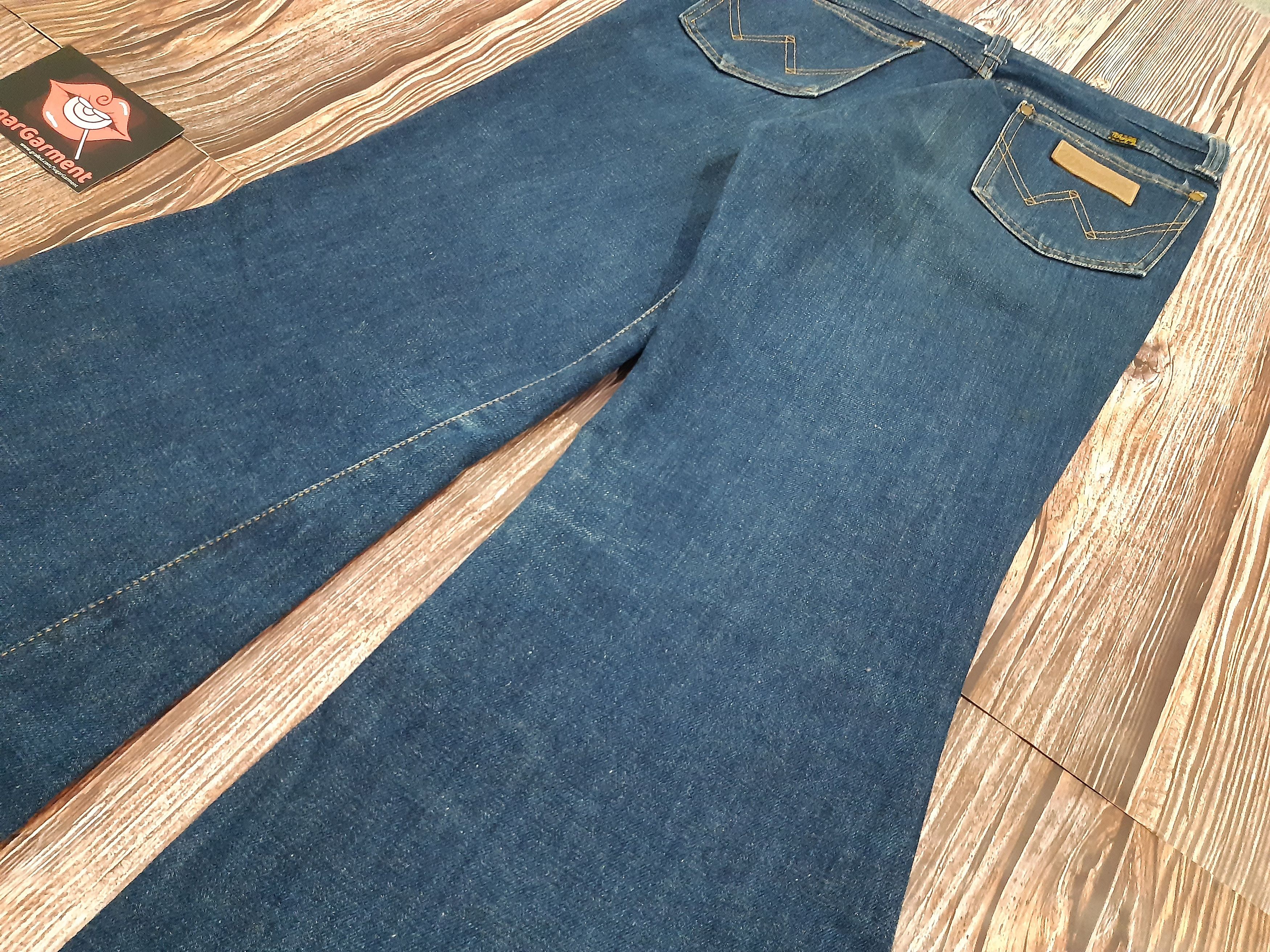 Vintage Bell Bottoms Jeans Flare SCOVILL Wrangler Vintage Size US 31 - 17 Thumbnail