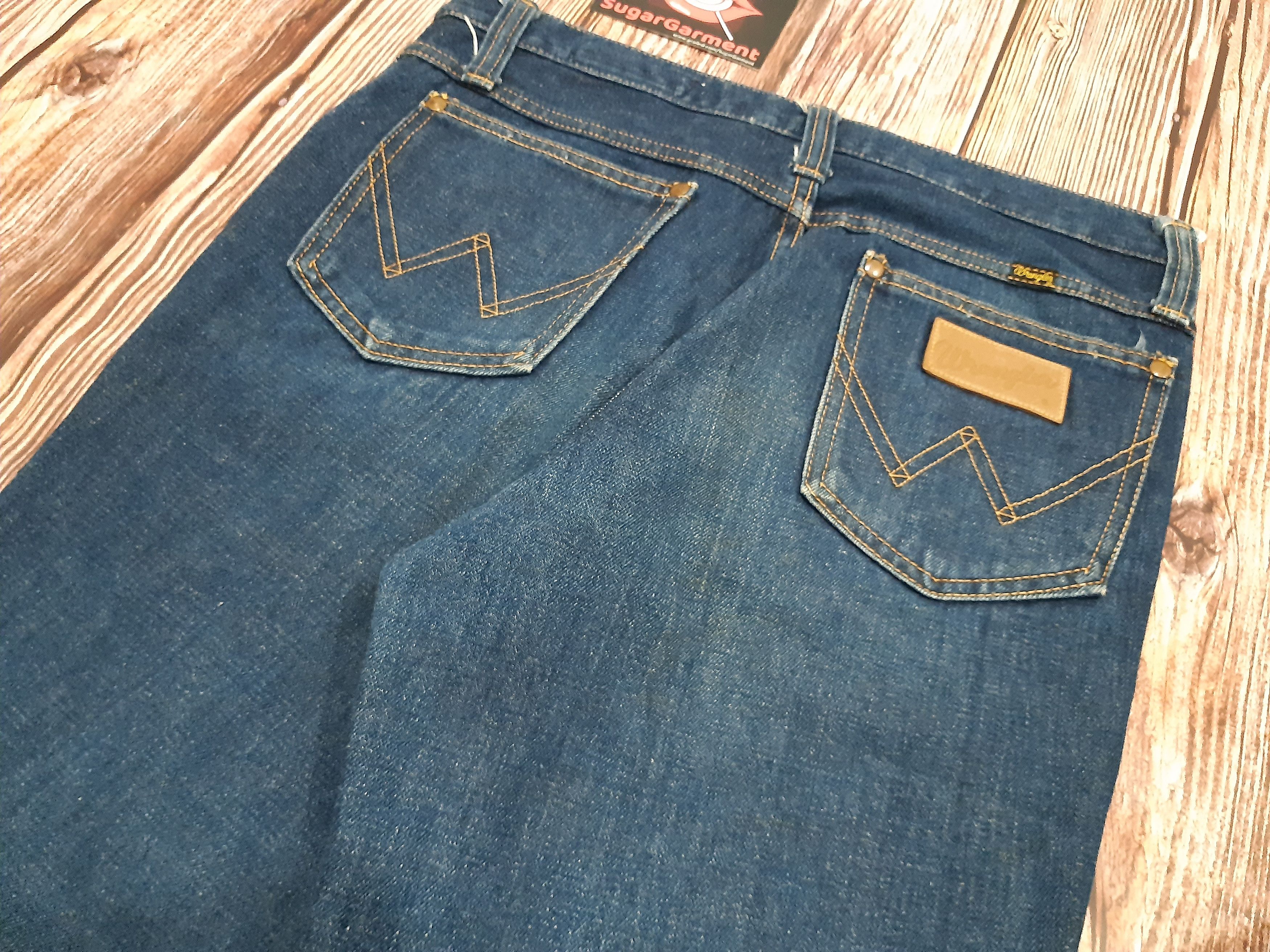 Vintage Bell Bottoms Jeans Flare SCOVILL Wrangler Vintage Size US 31 - 18 Thumbnail