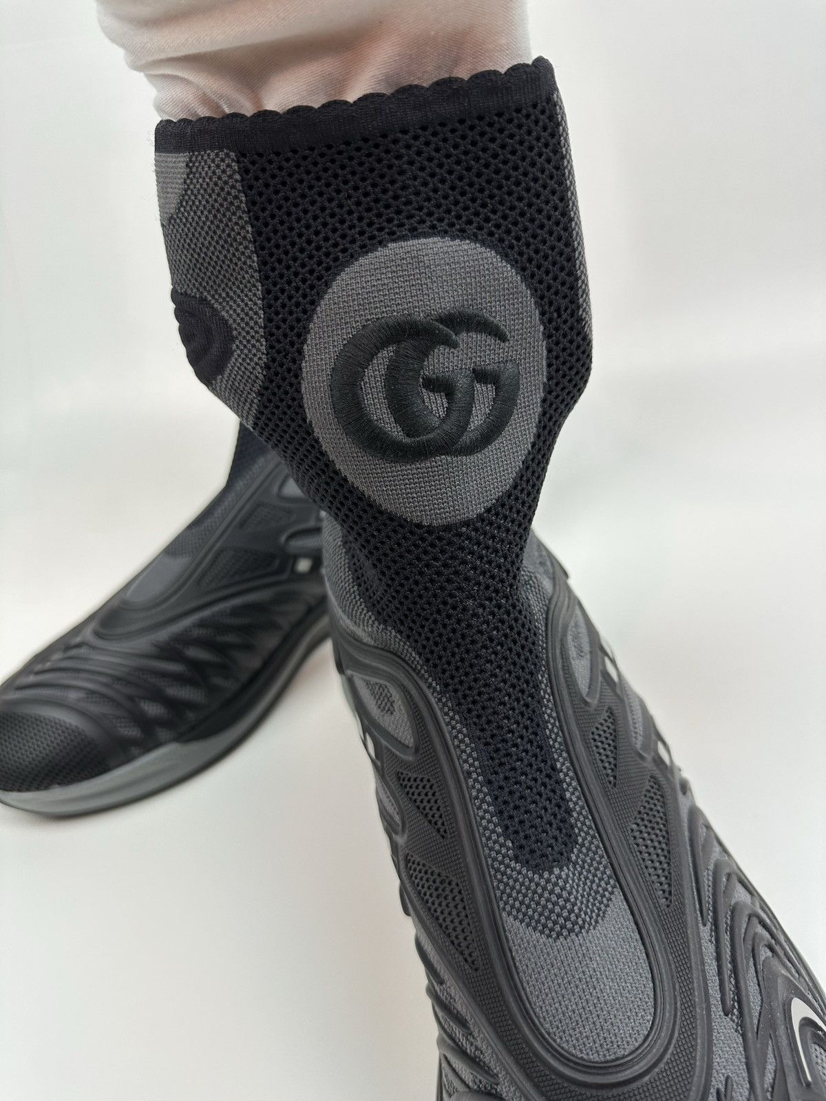 Gucci Gucci UltraPace Hightop Sock Sneaker Size US 11.5 / EU 44-45 - 4 Thumbnail