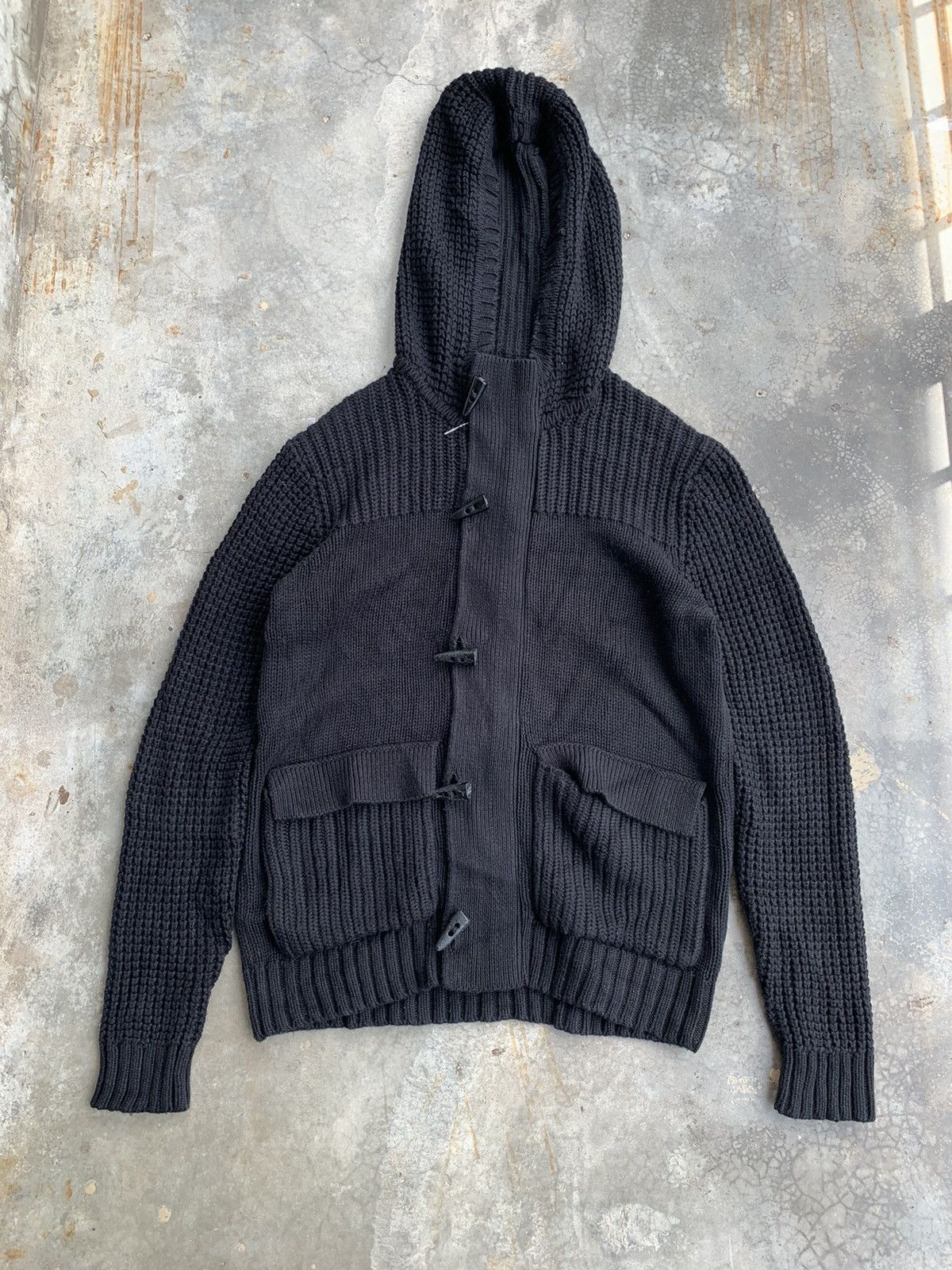 Armani Exchange Armani Exchange Knit Hoodie Jacket Size US M / EU 48-50 / 2 - 1 Thumbnail