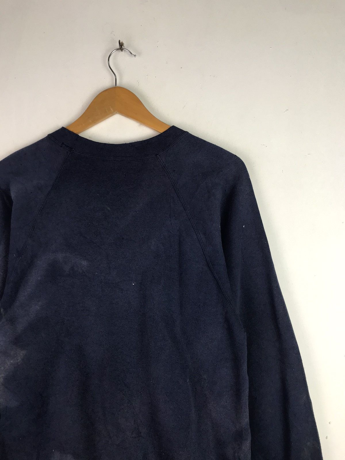 Vintage Vintage Navy Sweatshirt made in Usa Size US M / EU 48-50 / 2 - 15 Thumbnail