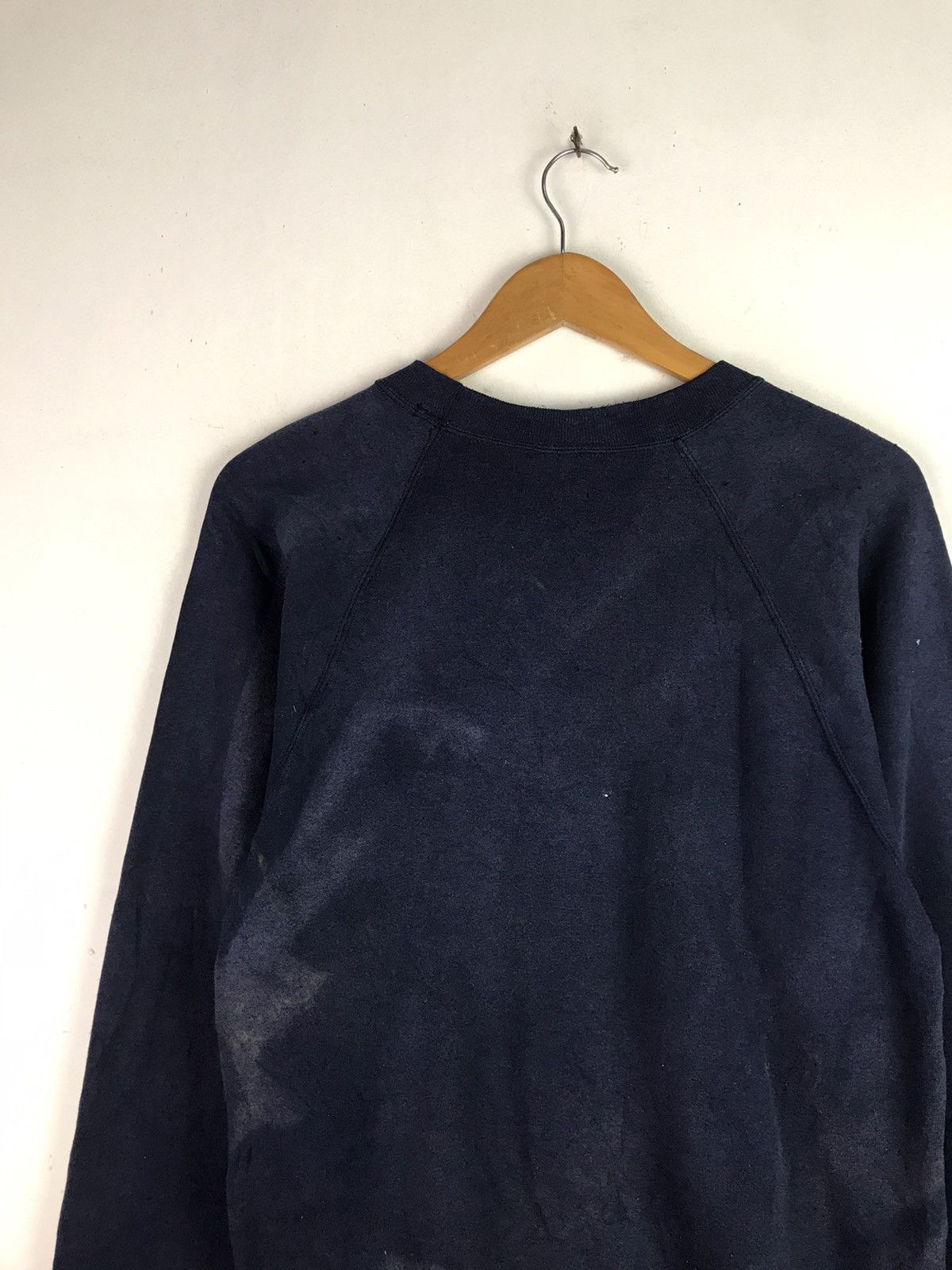 Vintage Vintage Navy Sweatshirt made in Usa Size US M / EU 48-50 / 2 - 14 Thumbnail