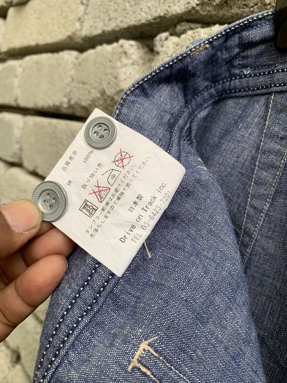 *A VONTADE A VONTADE Selvedge Trouser Denim Pants Size US 31 - 25 Thumbnail