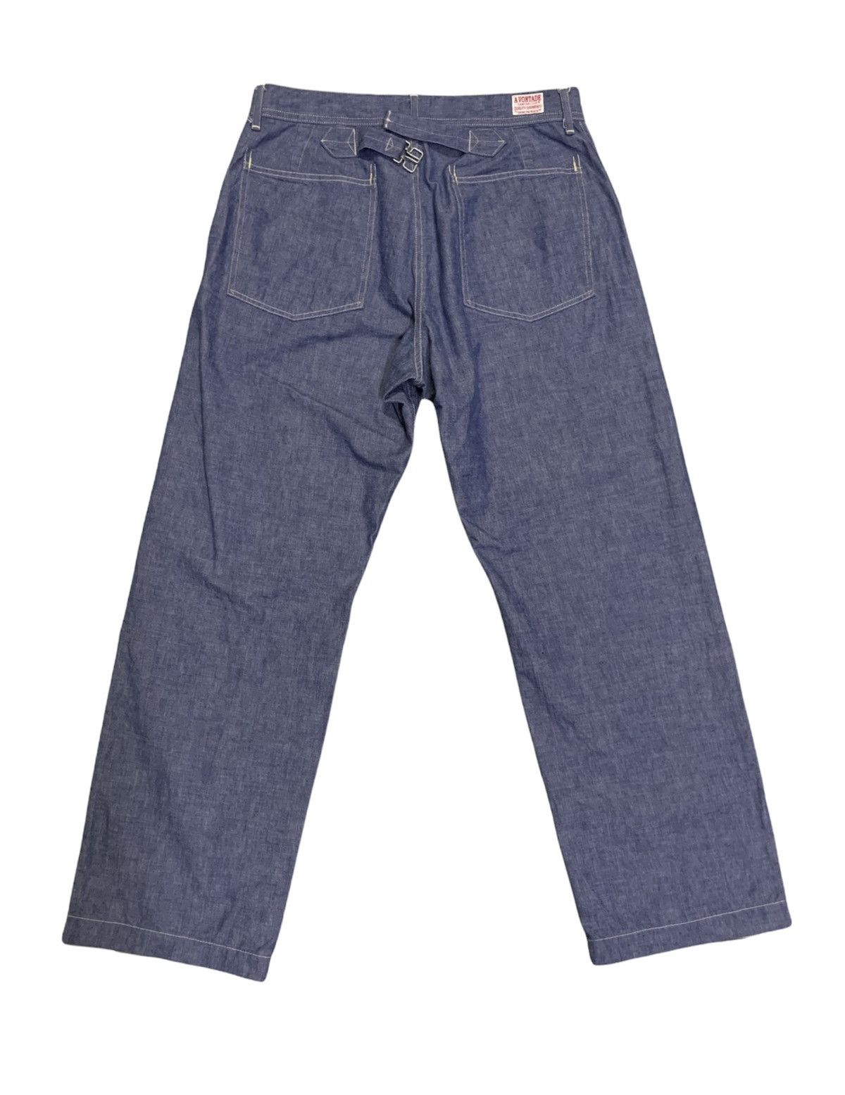 *A VONTADE A VONTADE Selvedge Trouser Denim Pants Size US 31 - 4 Thumbnail