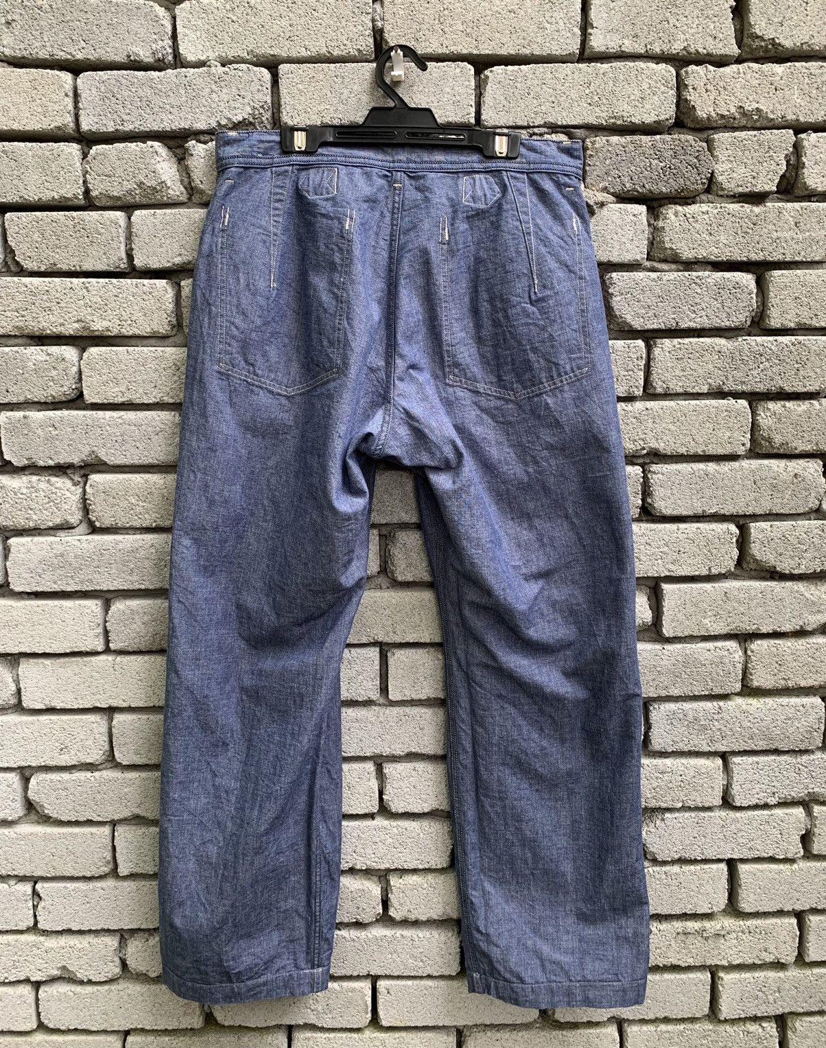 *A VONTADE A VONTADE Selvedge Trouser Denim Pants Size US 31 - 21 Thumbnail