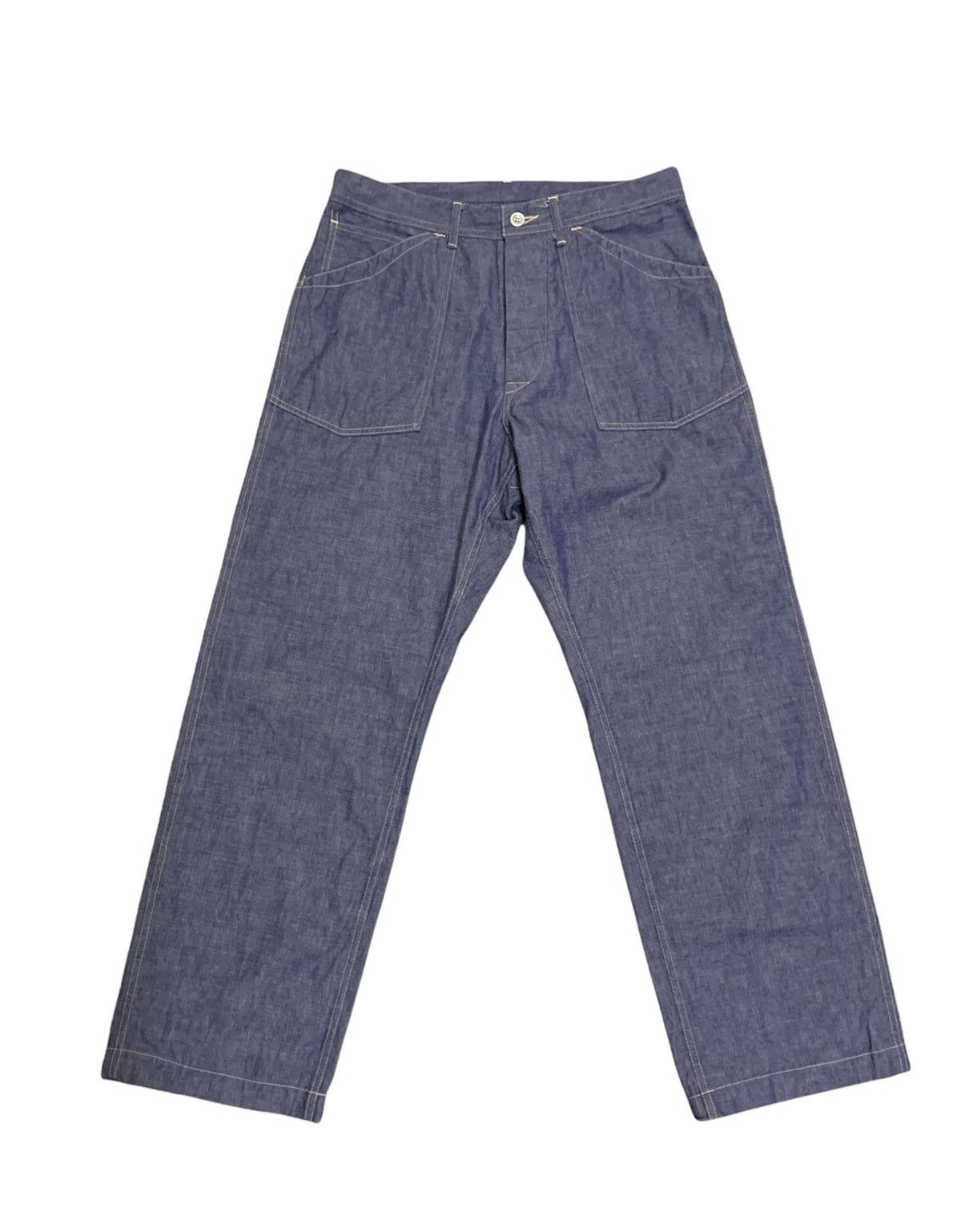 *A VONTADE A VONTADE Selvedge Trouser Denim Pants Size US 31 - 3 Thumbnail