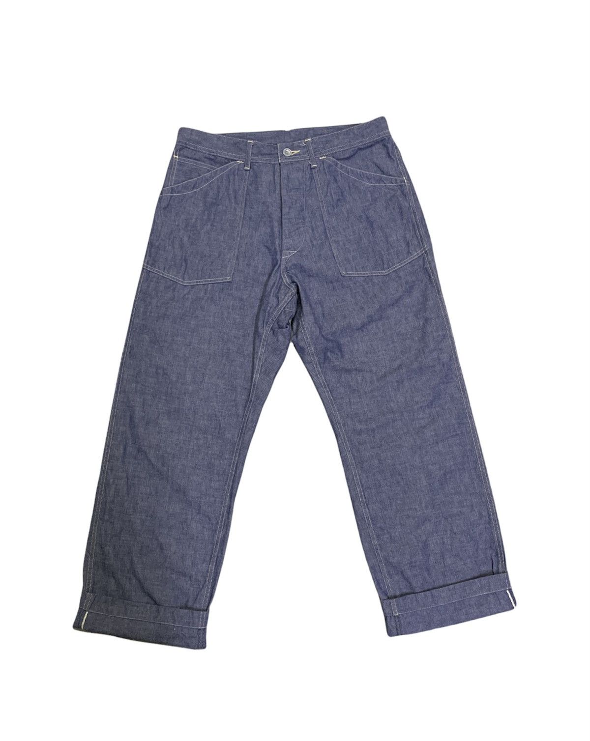 *A VONTADE A VONTADE Selvedge Trouser Denim Pants Size US 31 - 1 Thumbnail