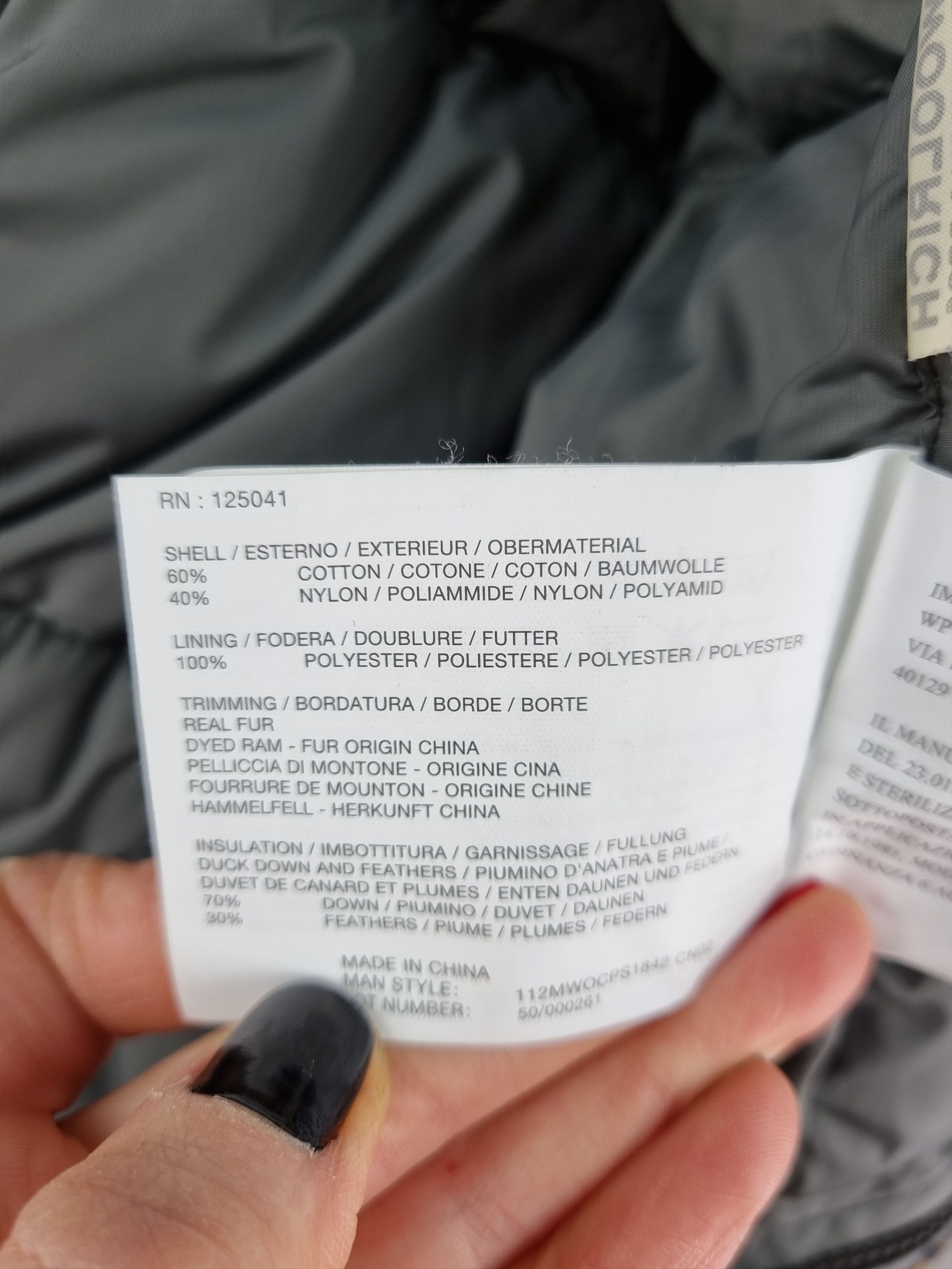 Woolrich Woolen Mills -40 Resistant Woolrich Blizzard Down Parka RRP ~800$ Size US L / EU 52-54 / 3 - 14 Thumbnail