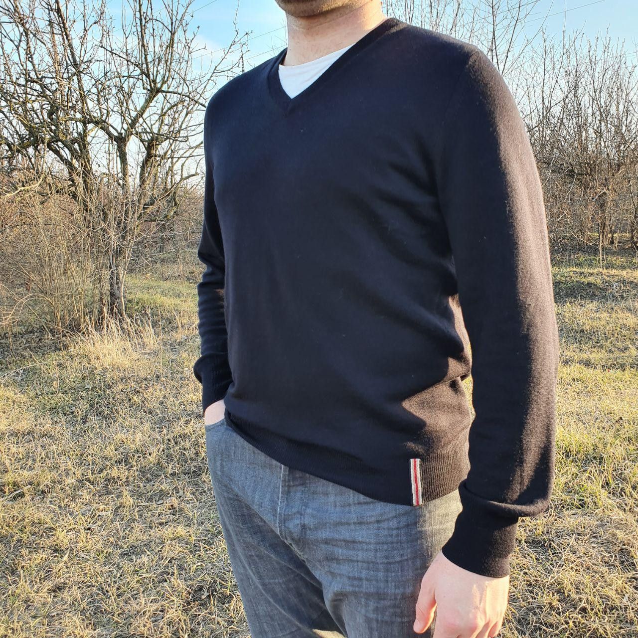 Burberry × Burberry Prorsum 90s BURBERRYS Extra Fine Merino Wool Sweater Size US L / EU 52-54 / 3 - 12 Thumbnail
