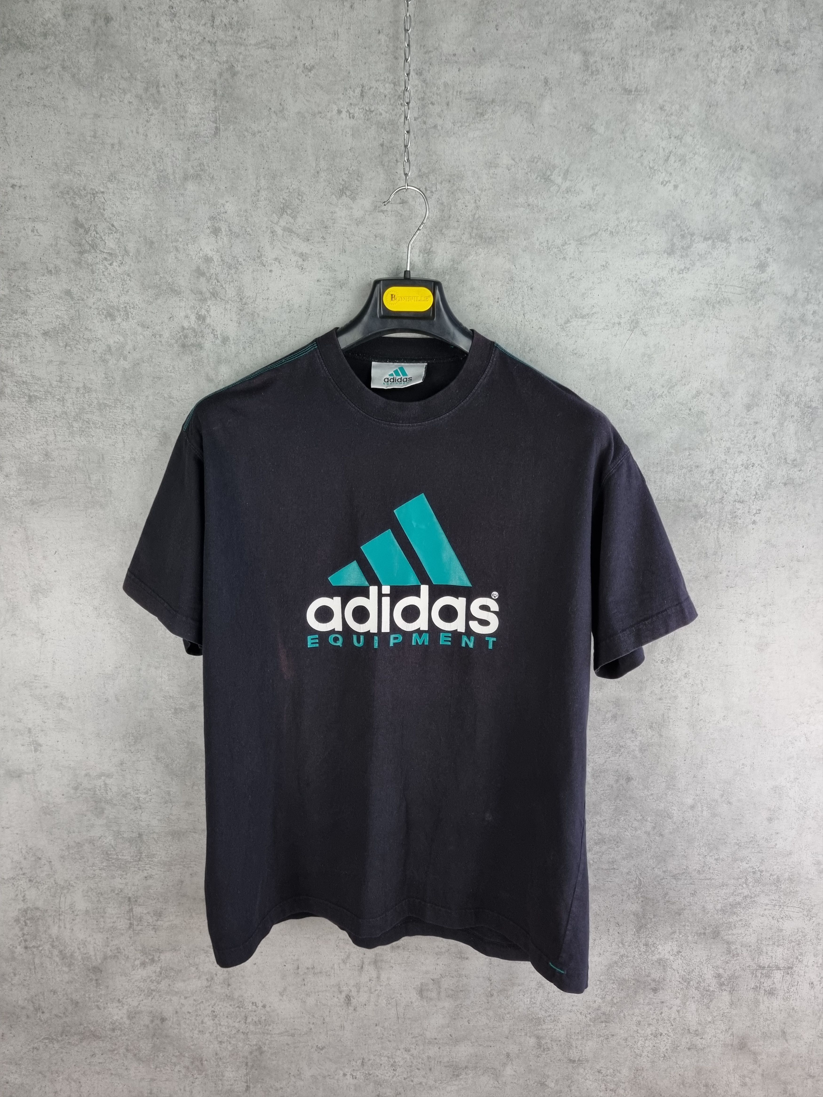 Adidas × Vintage Rare Vintage Adidas Equipment big logo tee shirt Size US XL / EU 56 / 4 - 1 Thumbnail